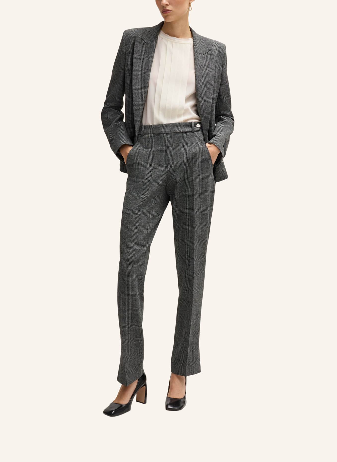 BOSS Business Hose TANURI Relaxed Fit, Farbe: WEISS (Bild 6)