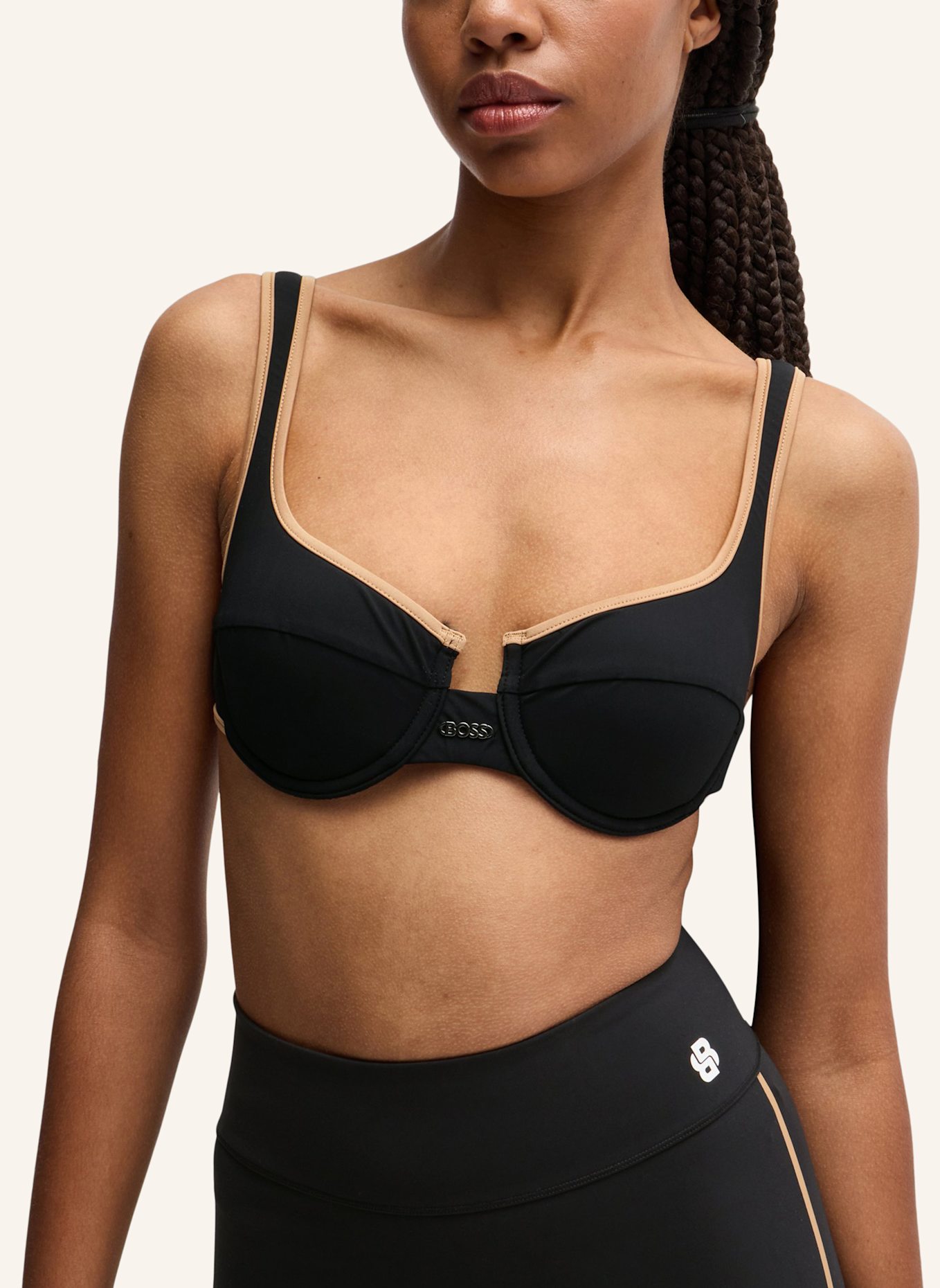 BOSS Bikini-Oberteil CANDICE DEMI CUP BRA Regular Fit, Farbe: SCHWARZ (Bild 3)