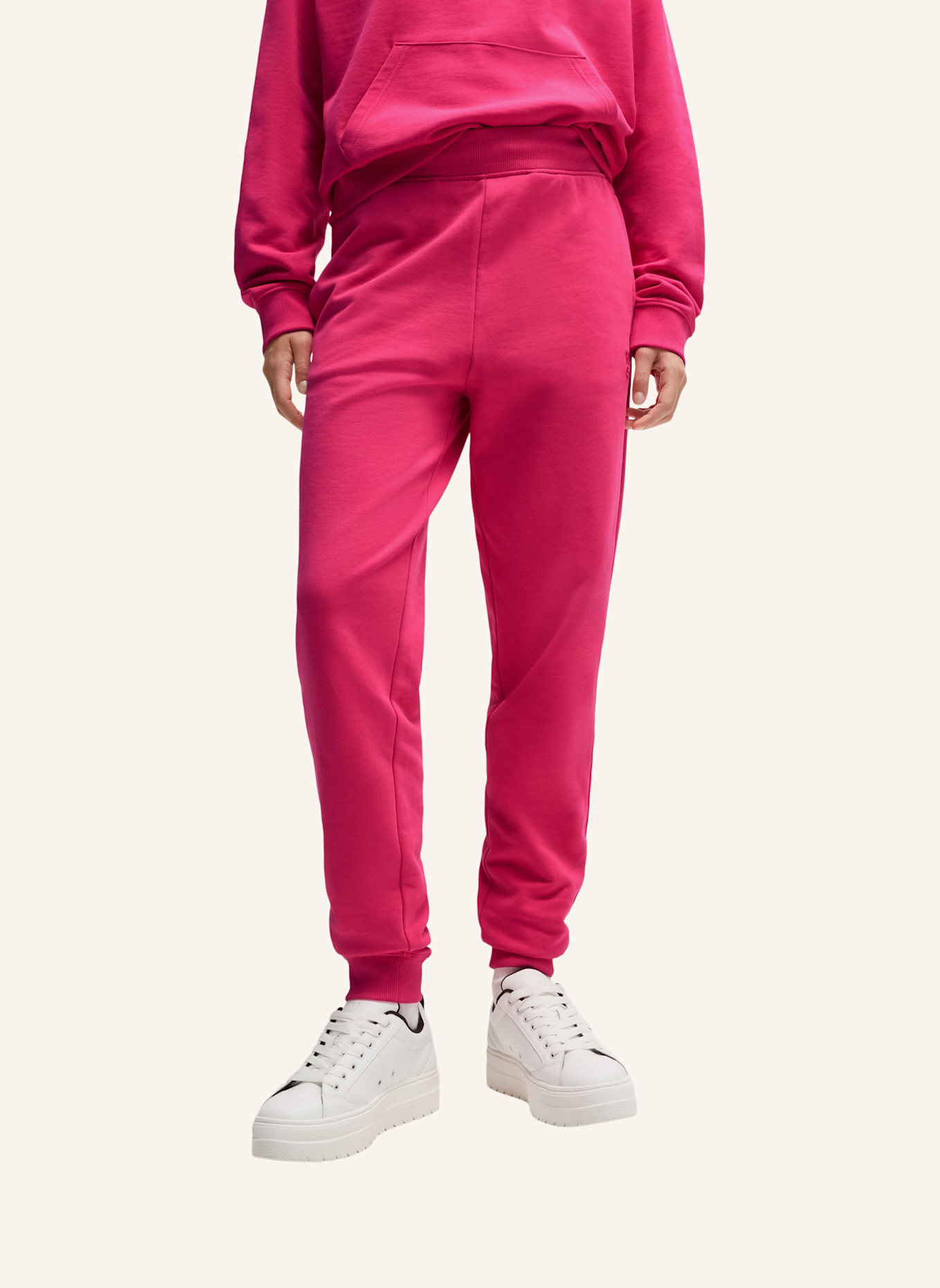 HUGO Casual Hose NELFINIA Regular Fit, Farbe: PINK (Bild 5)