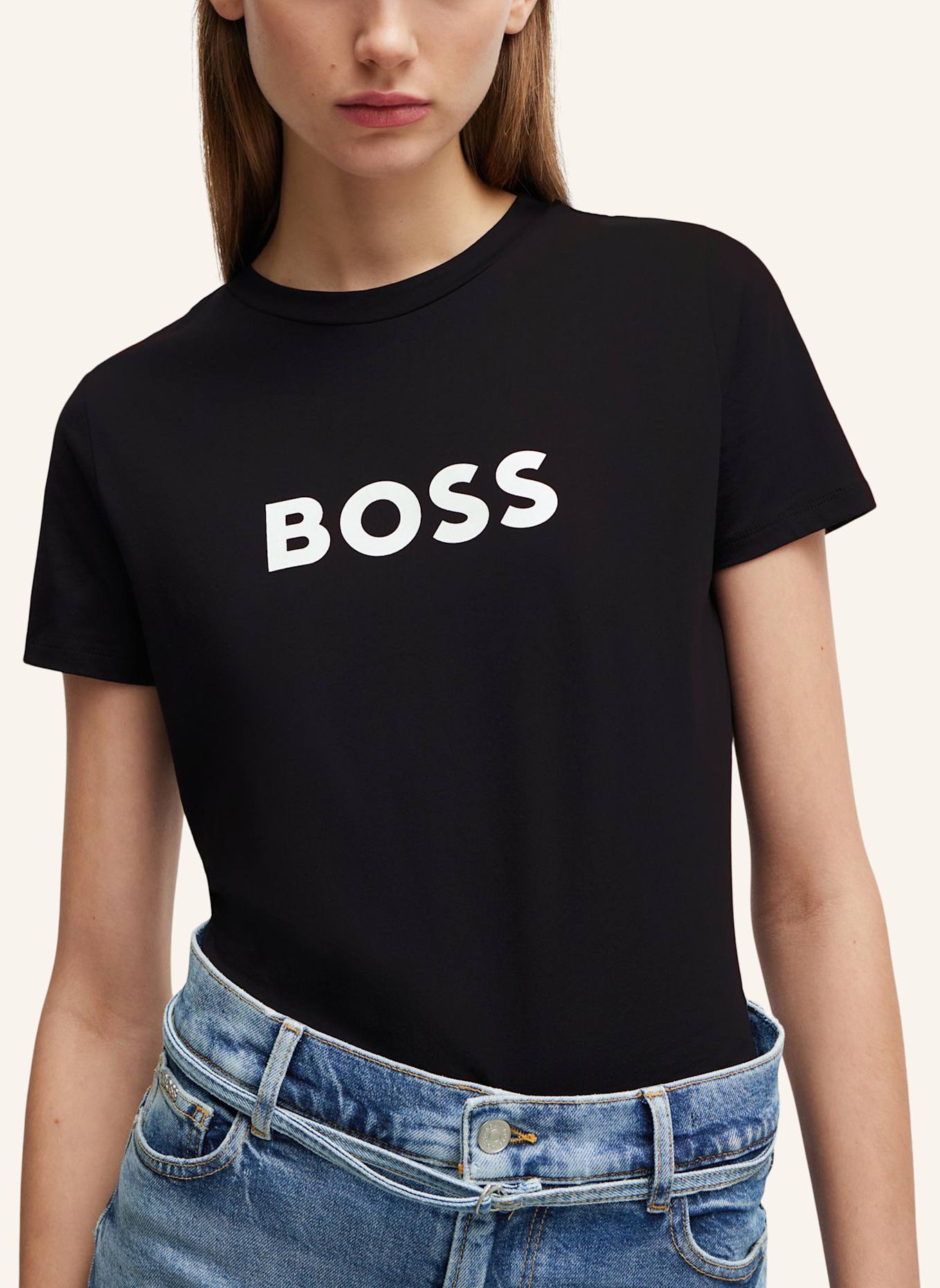 BOSS T-Shirt C_ELOGO_5 Regular Fit, Farbe: SCHWARZ (Bild 3)