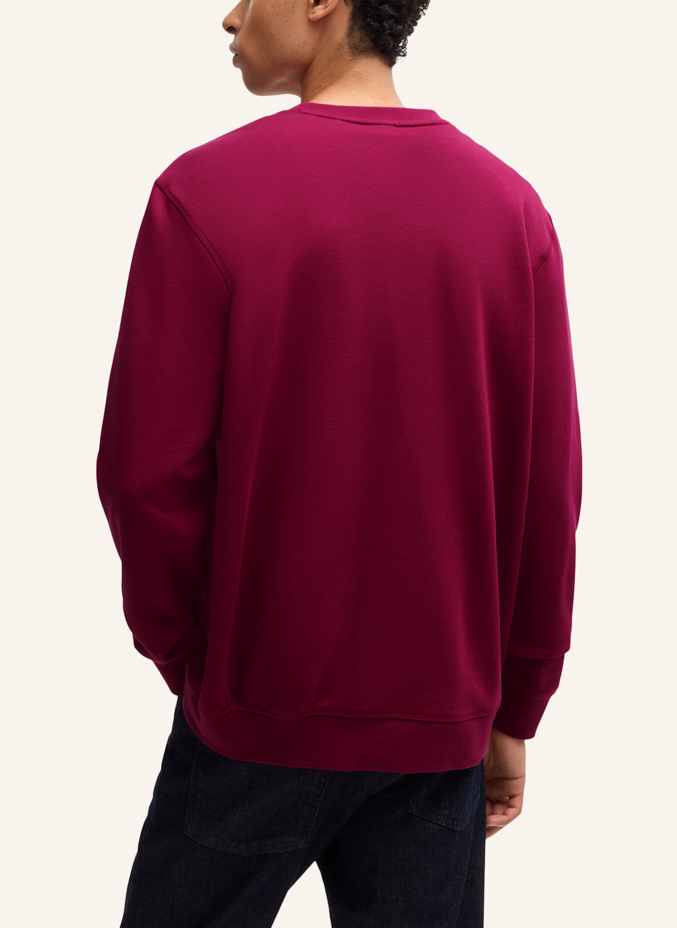 BOSS Sweatshirt WESTART Relaxed Fit, Farbe: ROT (Bild 2)