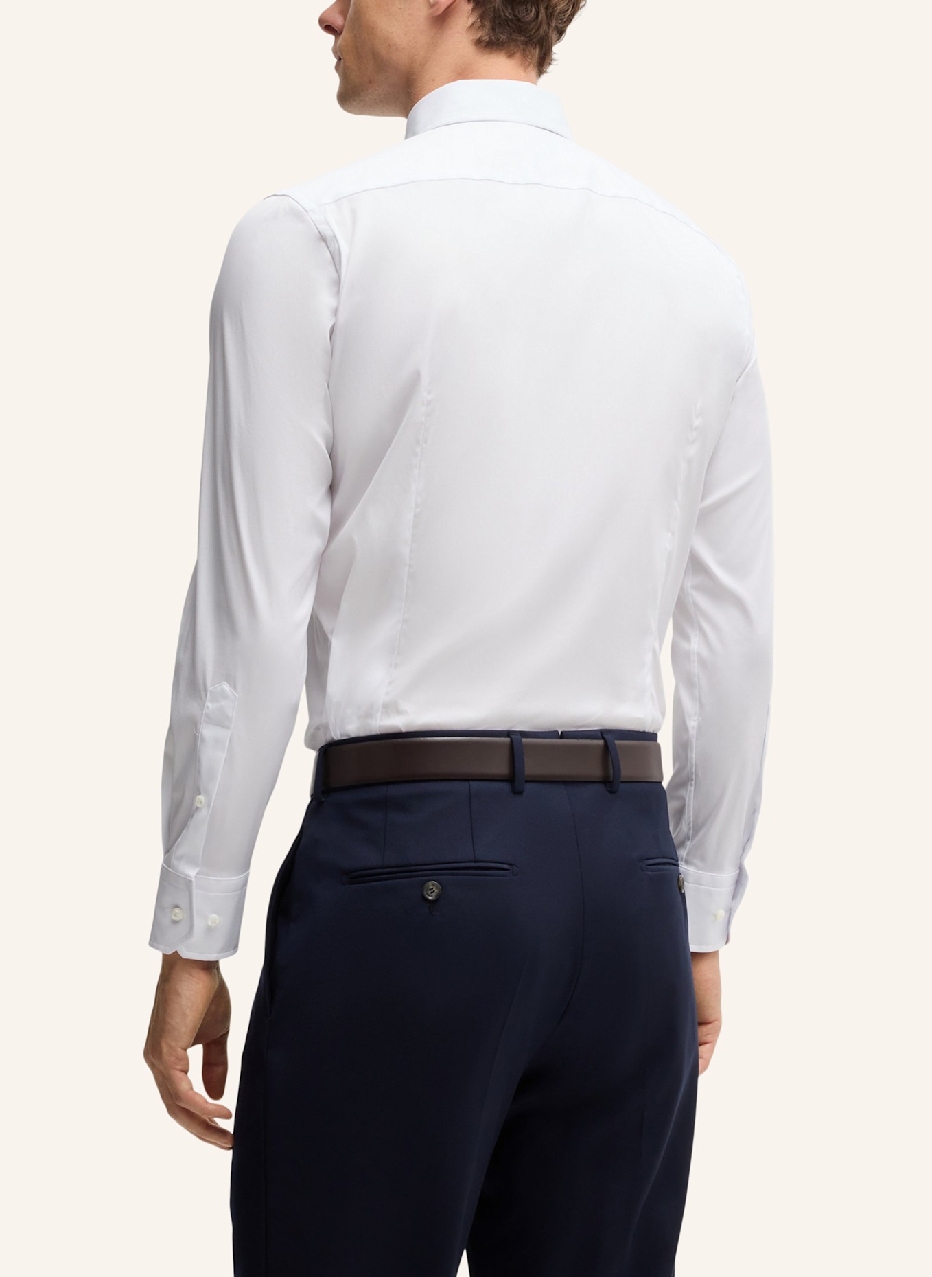 BOSS Business Hemd L-HAYS-KENT-C1-243 Slim Fit, Farbe: WEISS (Bild 2)