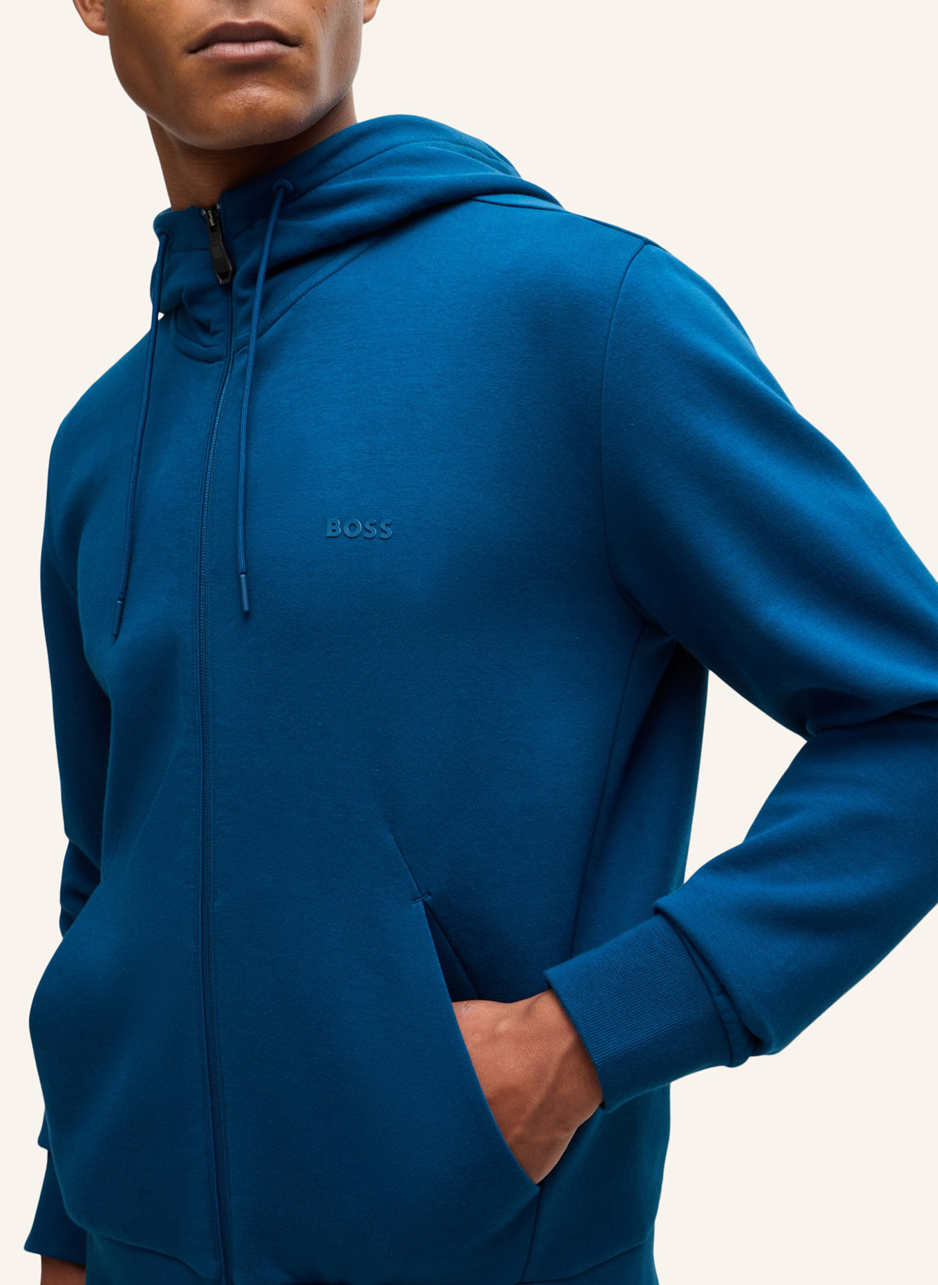 BOSS Sweatshirt SAGGY Regular Fit, Farbe: BLAU (Bild 3)