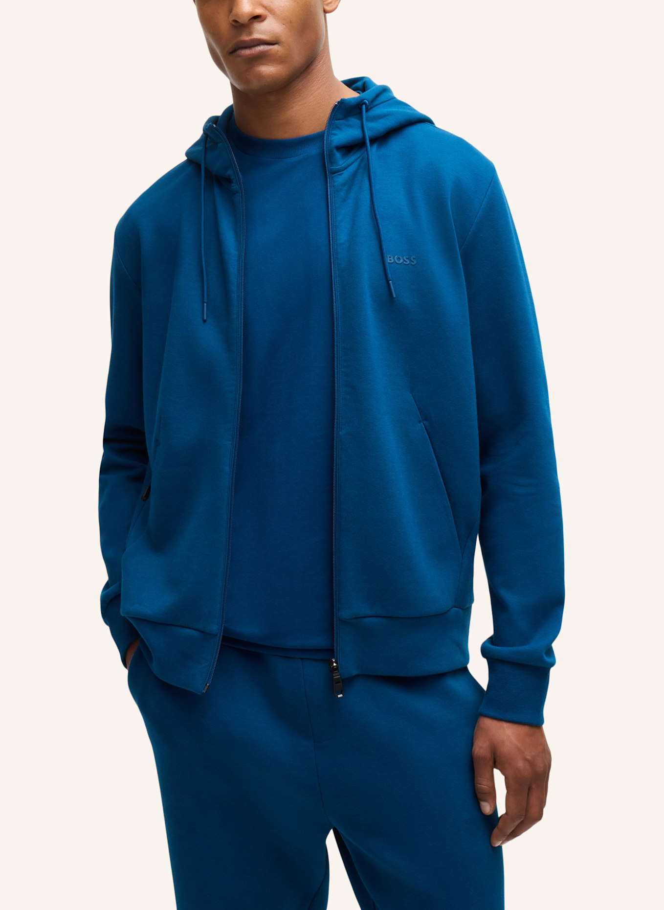 BOSS Sweatshirt SAGGY Regular Fit, Farbe: BLAU (Bild 4)