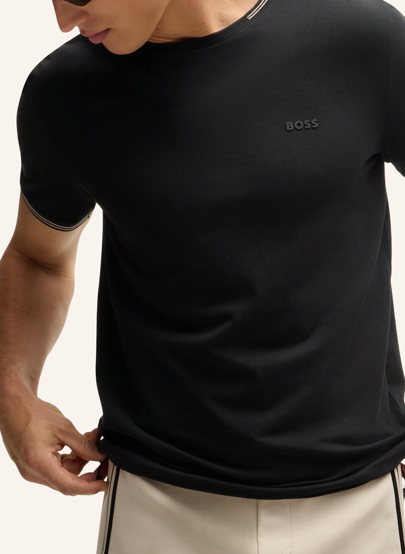 BOSS T-Shirt TAUL Regular Fit, Farbe: SCHWARZ (Bild 3)