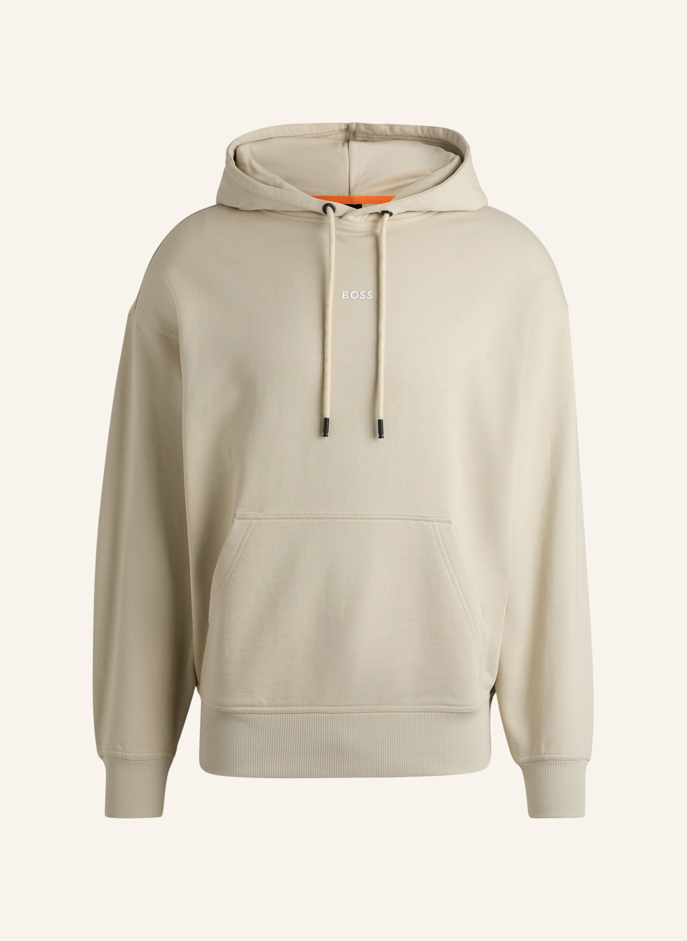 BOSS Sweatshirt WESMALLHOOD Regular Fit, Farbe: BEIGE (Bild 1)