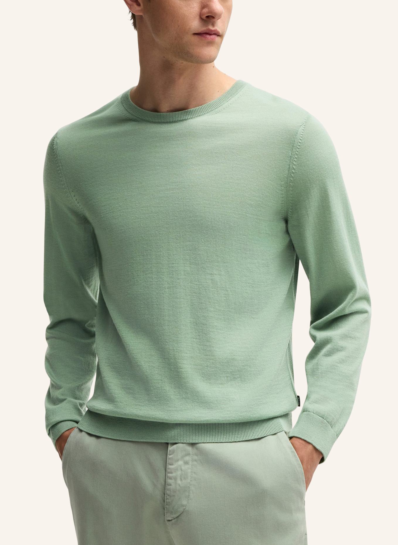 BOSS Pullover LENO-P Slim Fit, Farbe: HELLGRÜN (Bild 4)