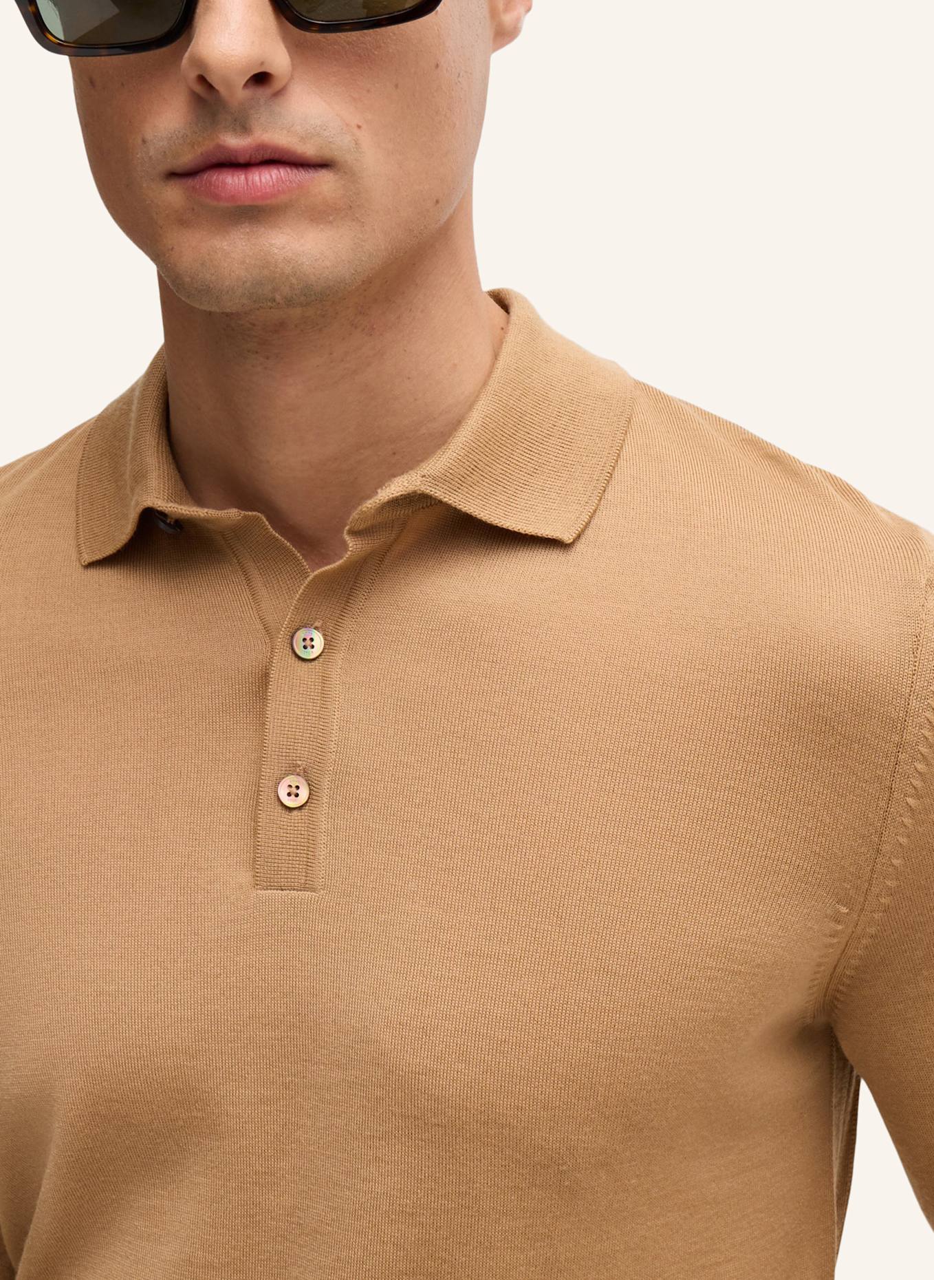 BOSS Pullover LANCIONE Slim Fit, Farbe: BEIGE (Bild 3)