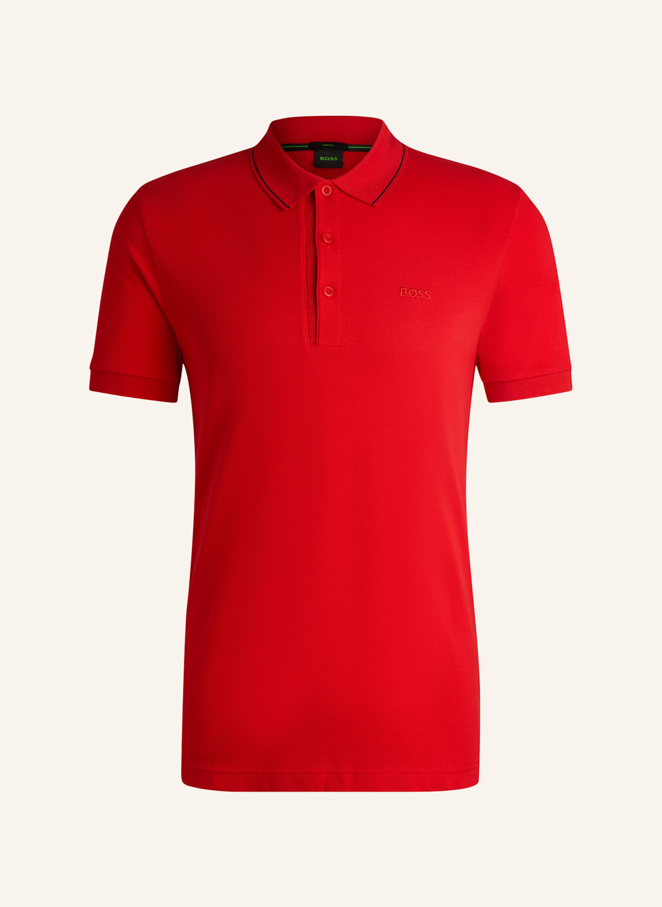 BOSS Poloshirt PAULE 4 Slim Fit, Farbe: ROT (Bild 1)