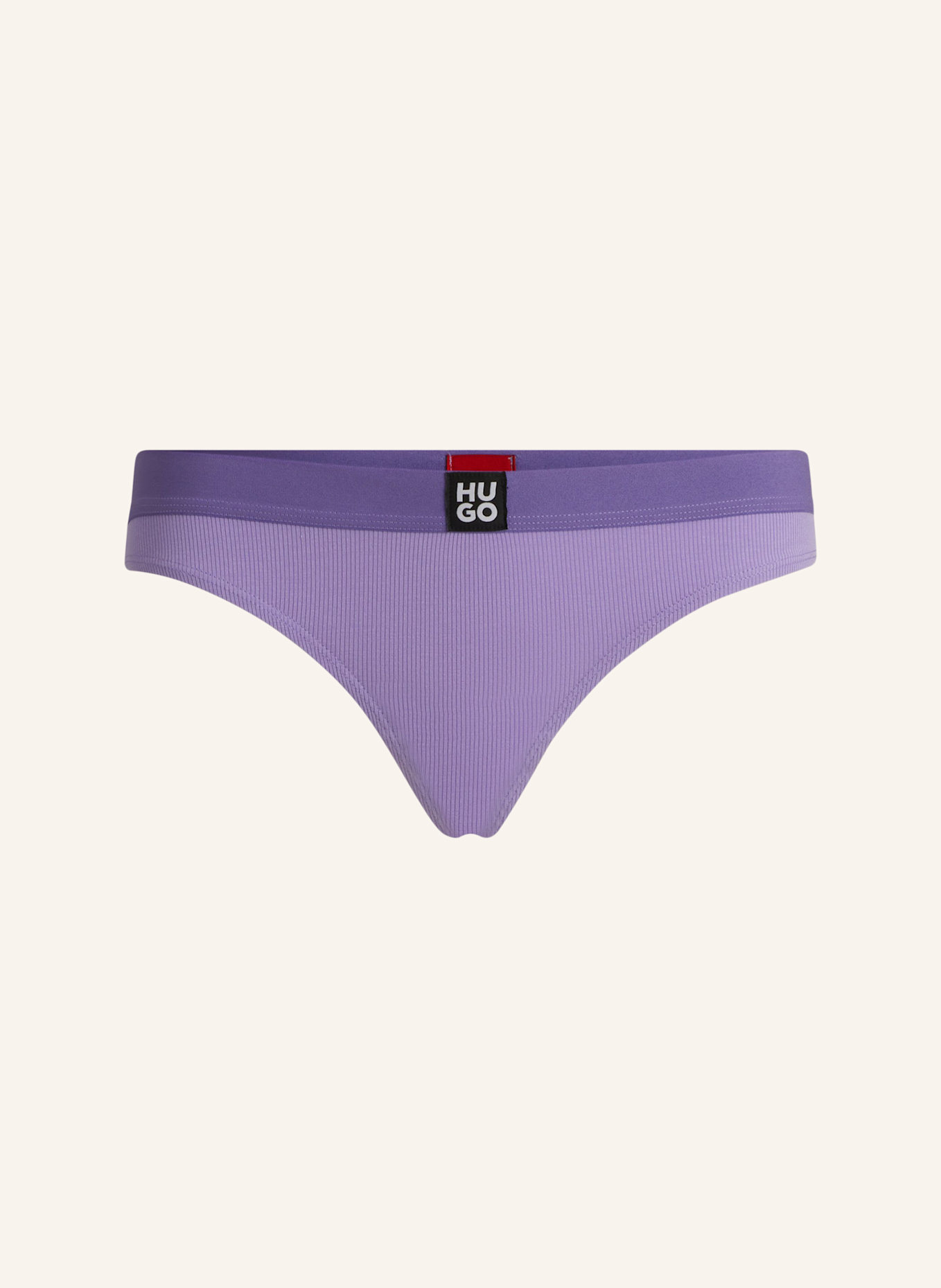 HUGO Slip THONG RIB, Farbe: LILA (Bild 1)