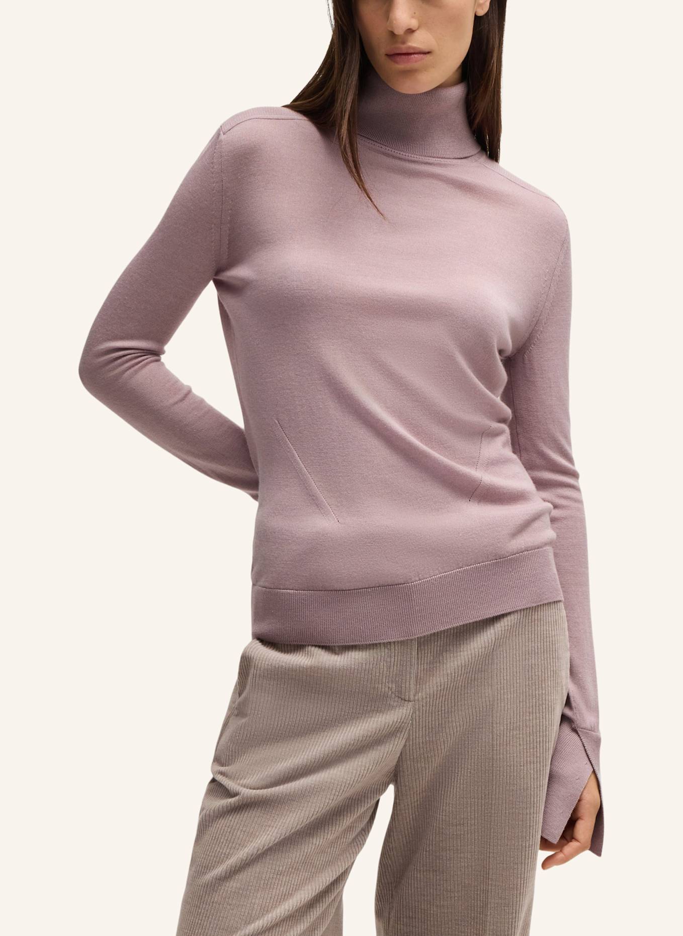 BOSS Pullover FLONIDA Slim Fit, Farbe: HELLLILA (Bild 4)