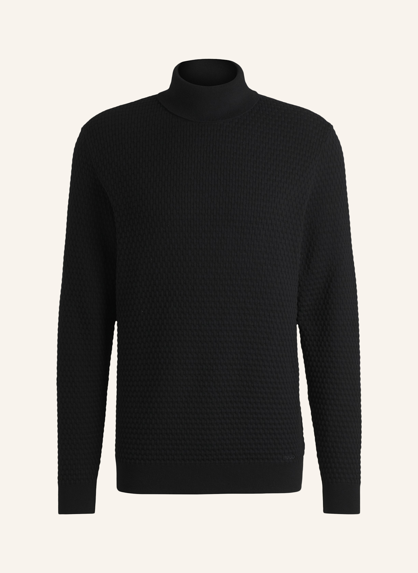 HUGO Pullover SMATTOR Regular Fit, Farbe: SCHWARZ (Bild 1)