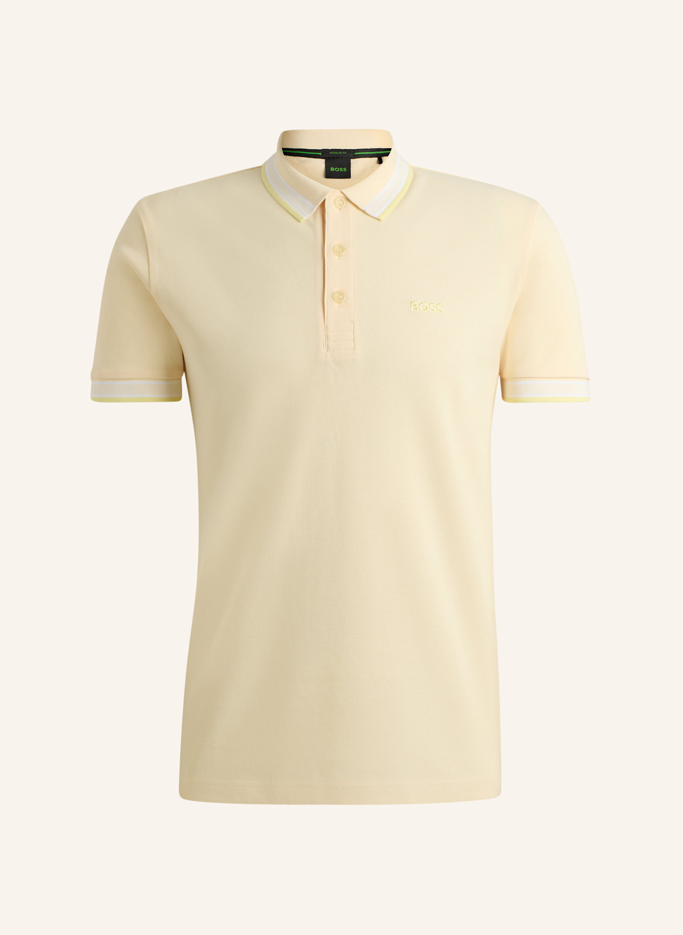 BOSS Poloshirt PADDY Regular Fit, Farbe: GOLD (Bild 3)