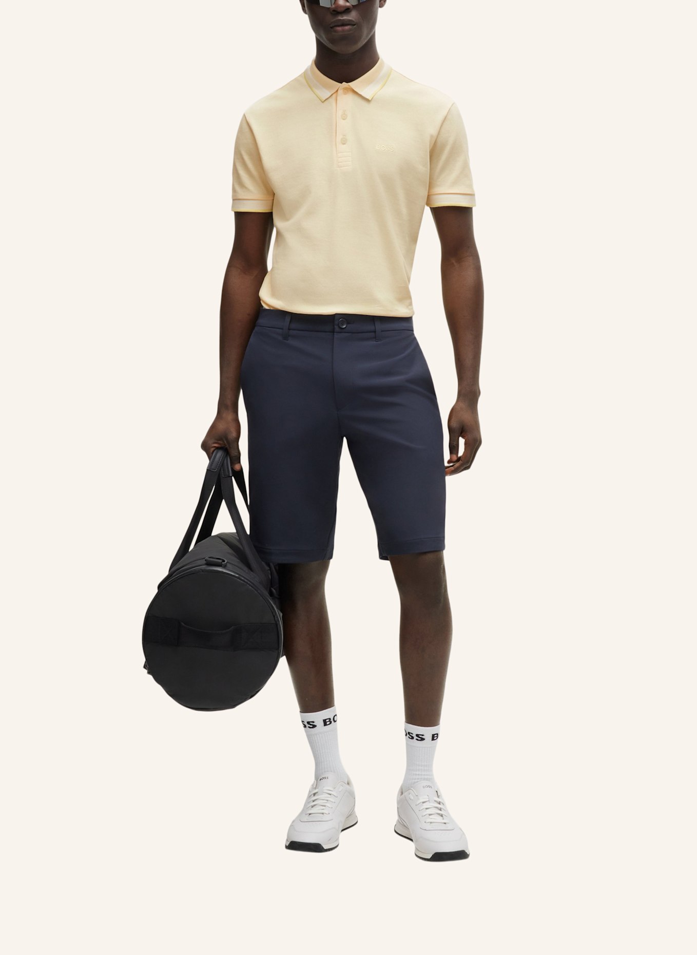 BOSS Poloshirt PADDY Regular Fit, Farbe: GOLD (Bild 7)