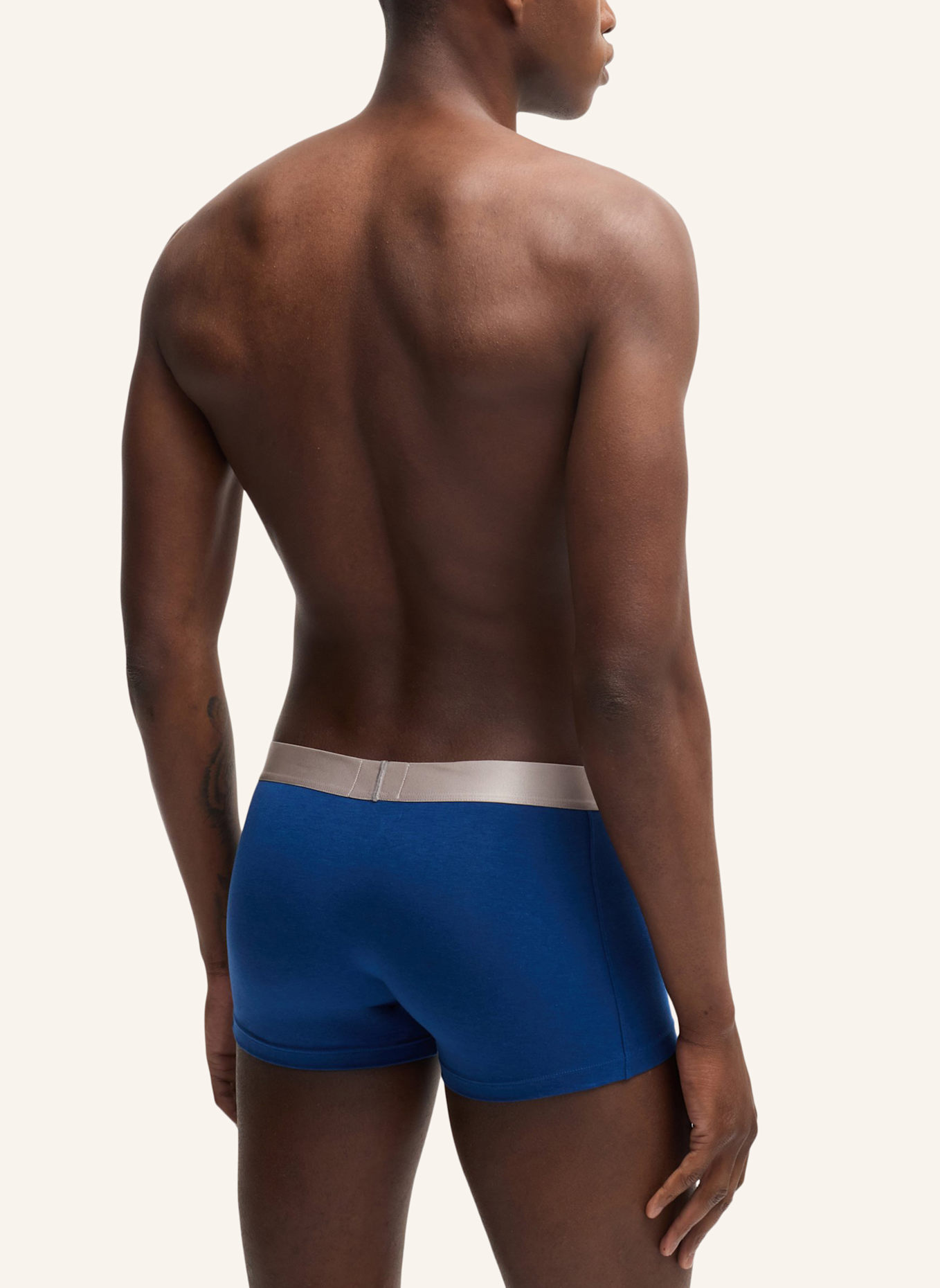 BOSS Boxershort TRUNK 3P METALLIC, Farbe: BLAU (Bild 2)