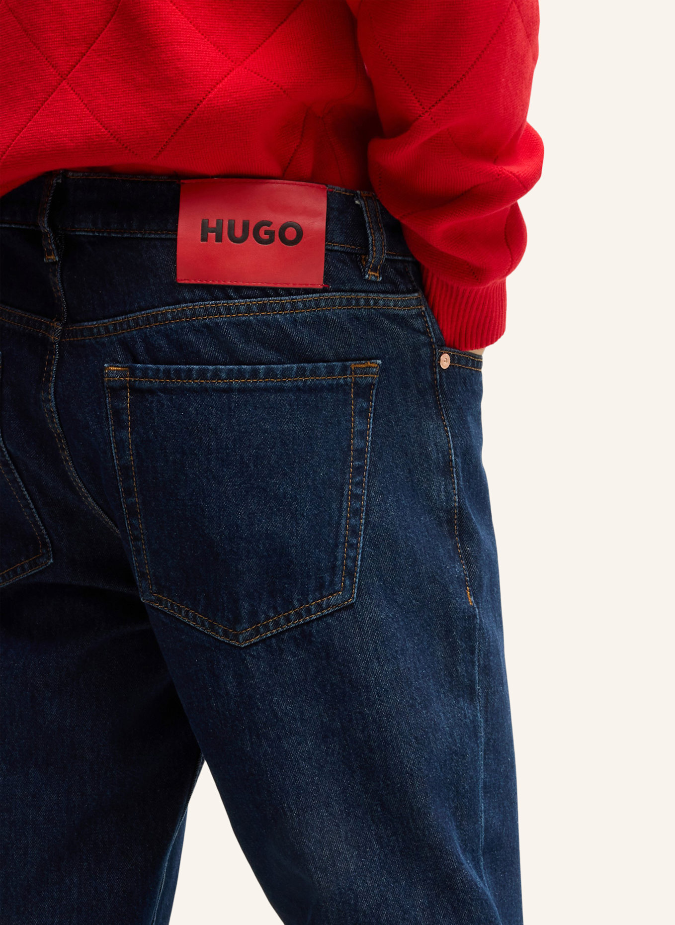 HUGO Jeans HUGO 634 Tapered Fit, Farbe: DUNKELBLAU (Bild 4)