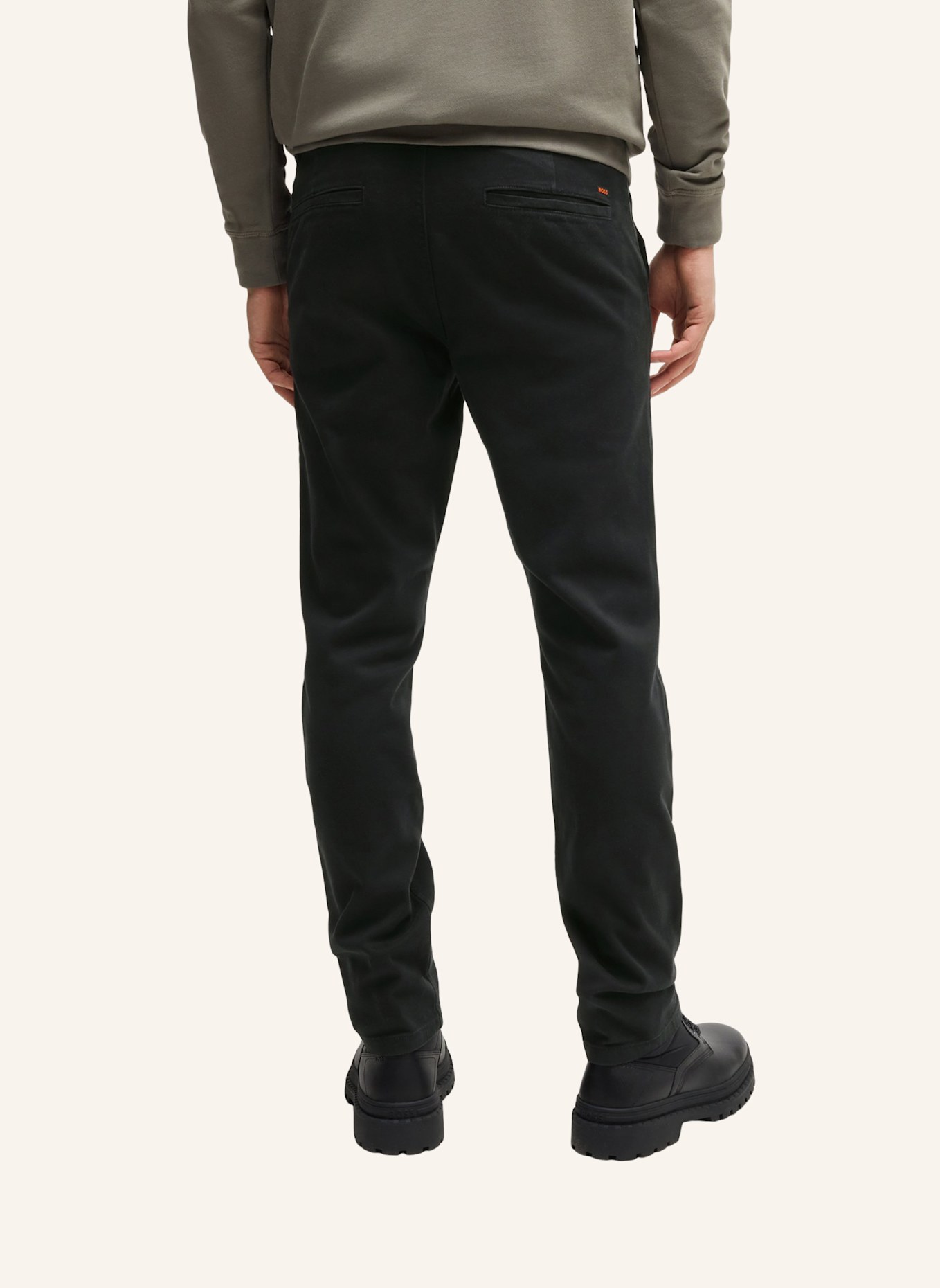 BOSS Casual Hose CHINO_SLIM Slim Fit, Farbe: SCHWARZ (Bild 3)