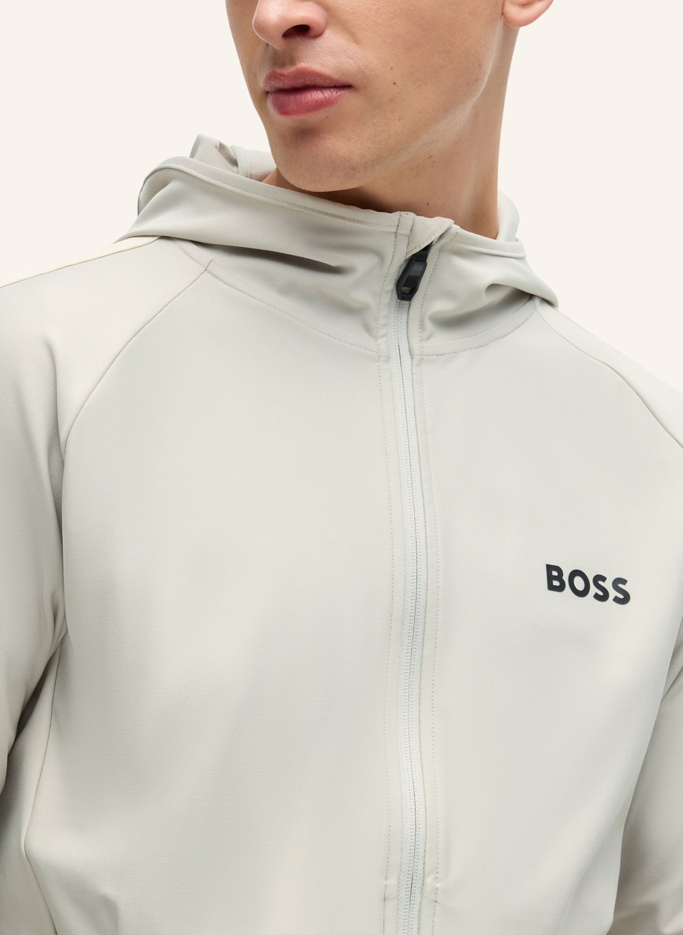 BOSS Sweatshirt SICON MB 2 Regular Fit, Farbe: BEIGE (Bild 3)