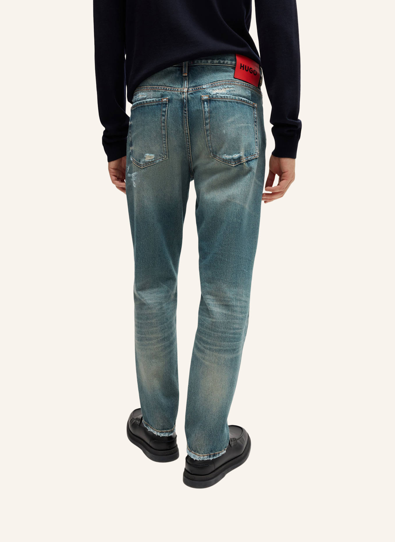 HUGO jeans Logos HUGO 634 Tapered Fit, Farbe: BLAU (Bild 3)