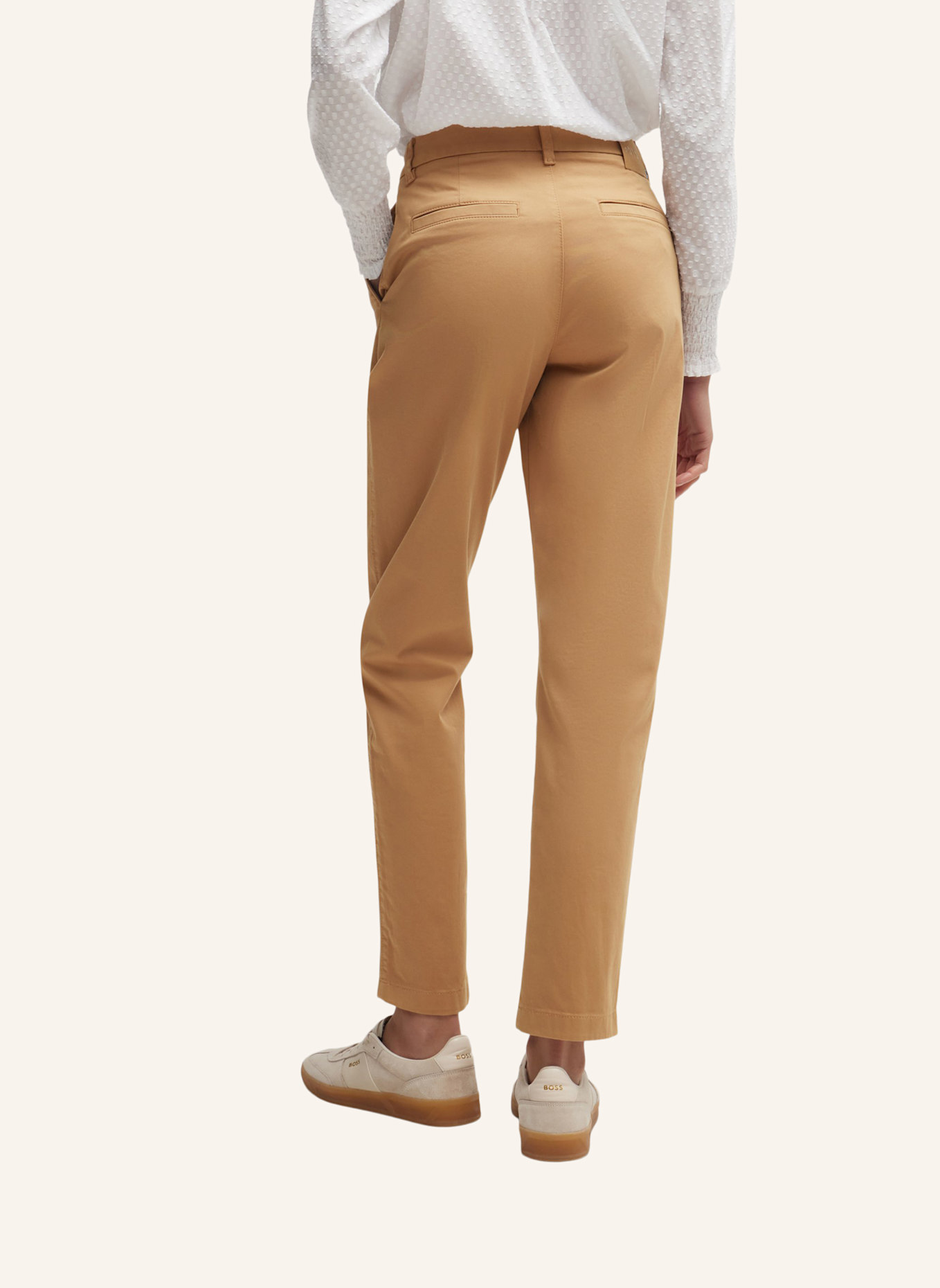 BOSS Business Hose C_TACHINI2-D Regular Fit, Farbe: BEIGE (Bild 3)