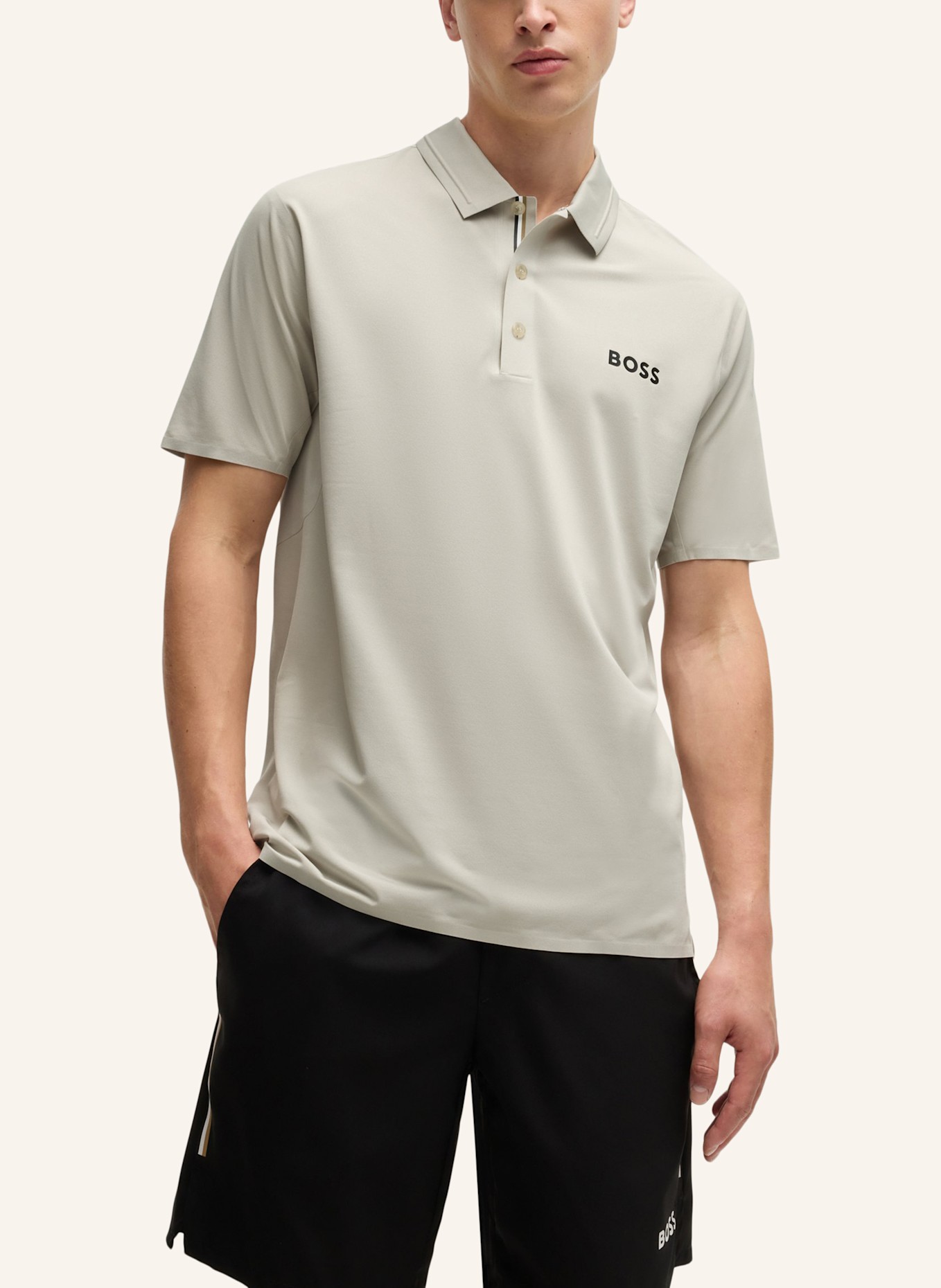 BOSS Poloshirt PATTEO MB 16 Slim Fit, Farbe: BEIGE (Bild 4)