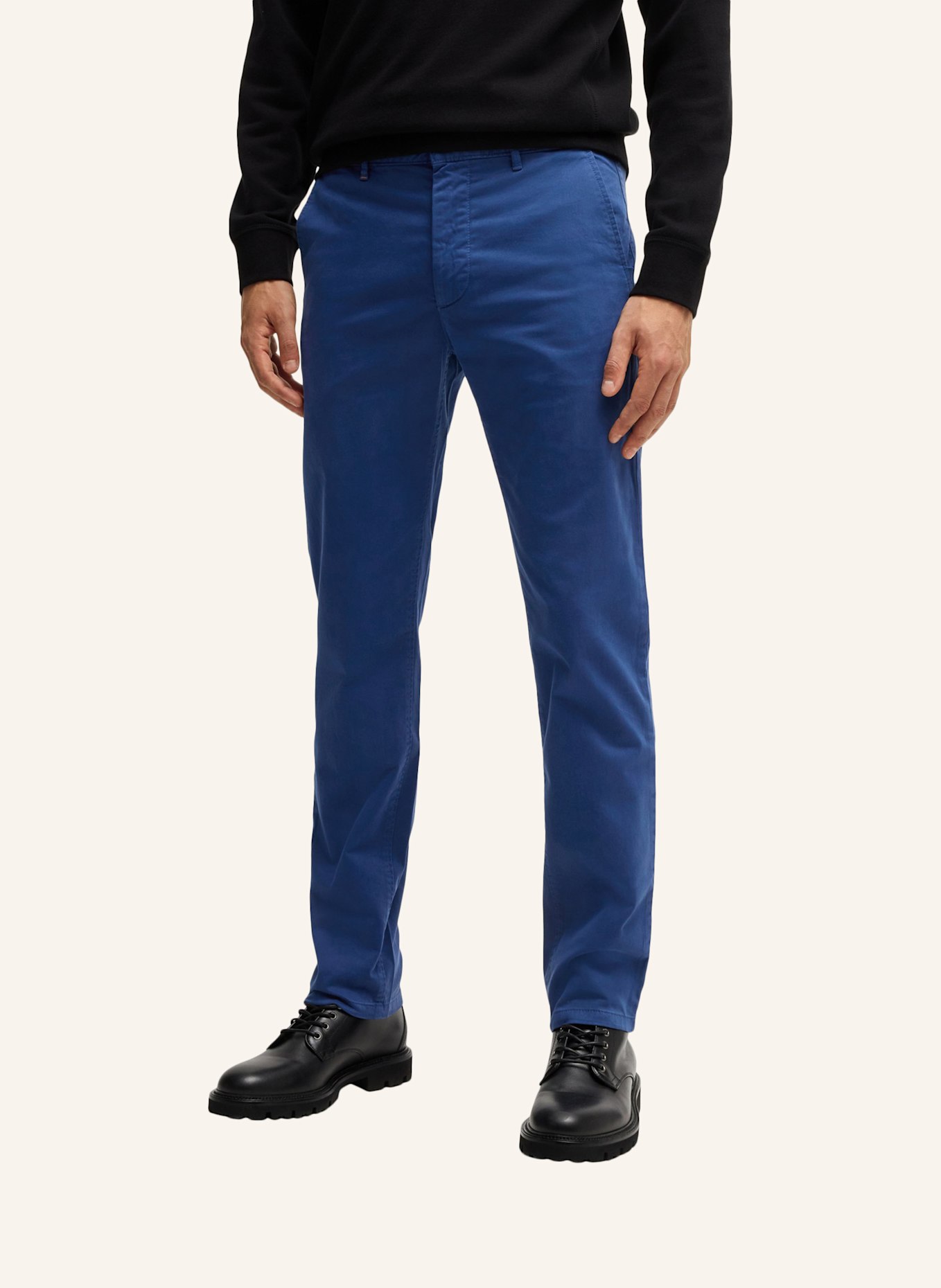 BOSS Casual Hose CHINO_SLIM Slim Fit, Farbe: BLAU (Bild 5)