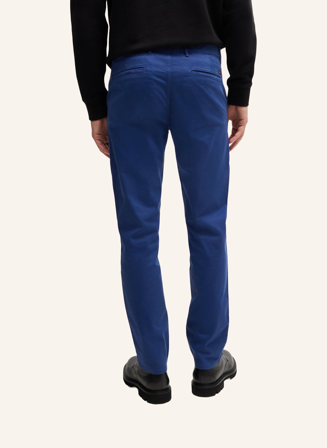 BOSS Casual Hose CHINO_SLIM Slim Fit, Farbe: BLAU (Bild 3)