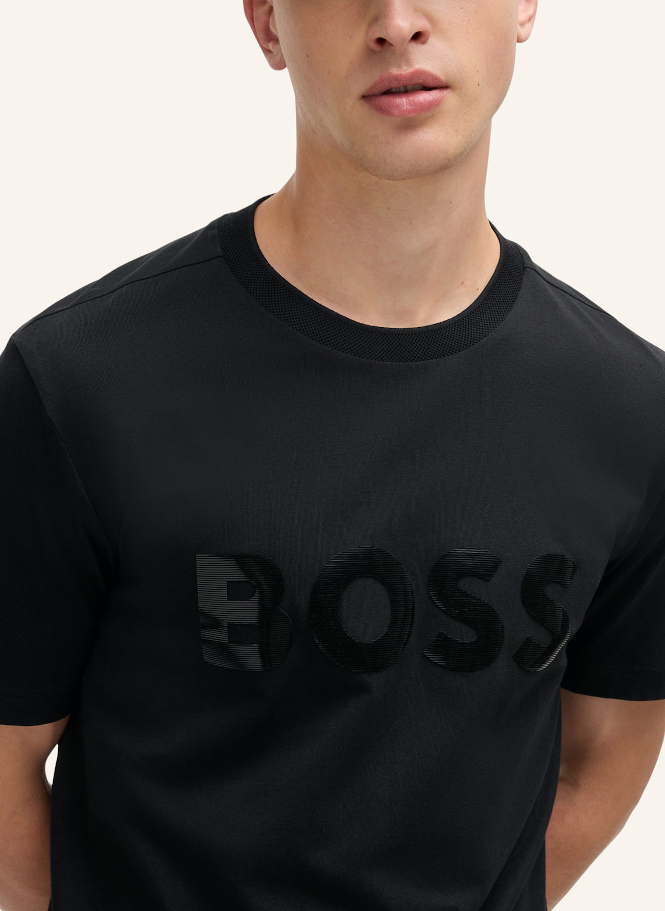 BOSS T-Shirt TEE MIRROR 2 Regular Fit, Farbe: SCHWARZ (Bild 3)