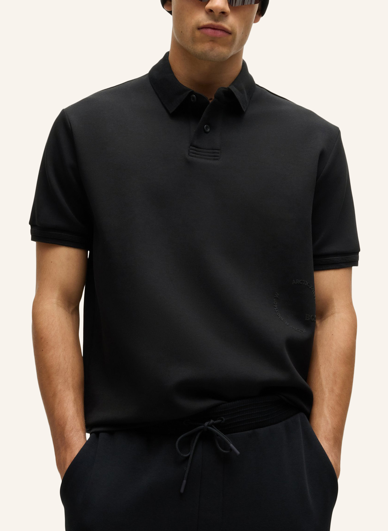 BOSS Poloshirt PAVEL Relaxed Fit, Farbe: SCHWARZ (Bild 4)