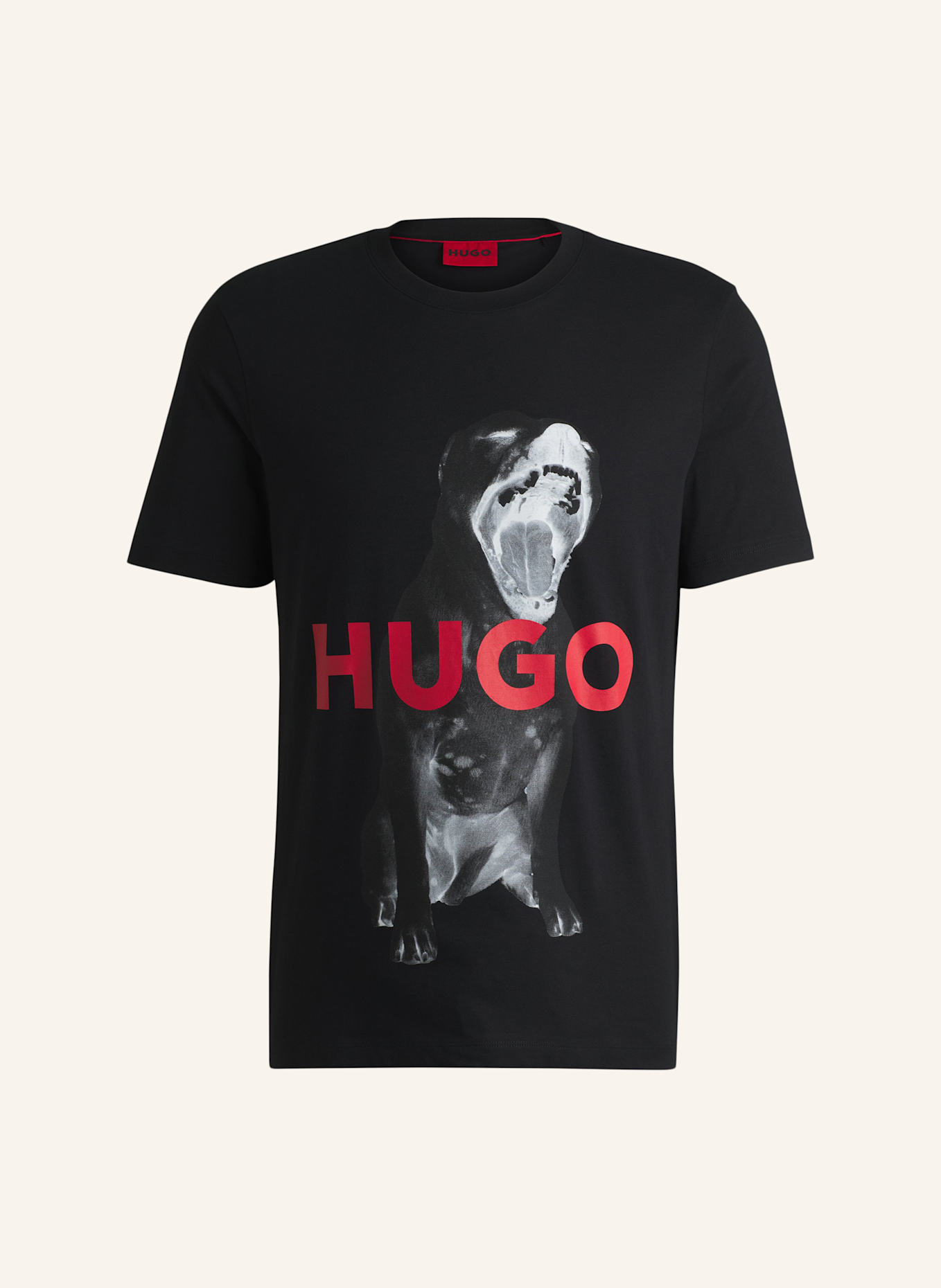 HUGO T-Shirt DAYAKING Regular Fit, Farbe: SCHWARZ (Bild 1)