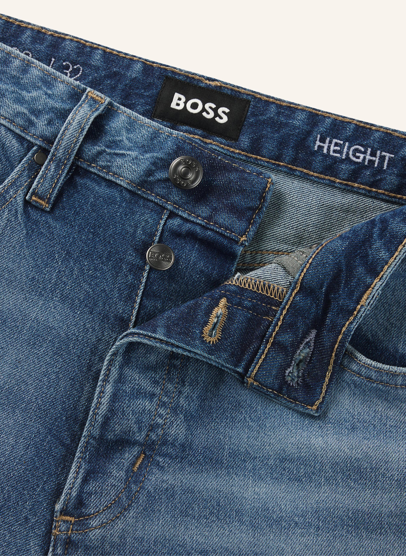 BOSS Jeans HEIGHT-CLASSIC JEAN Regular Fit, Farbe: BLAU (Bild 2)