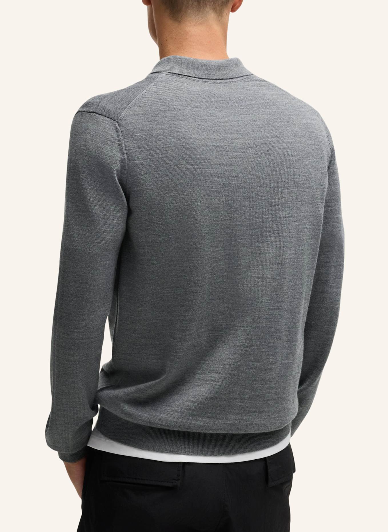 HUGO Pullover SAN PEPE-M1 Regular Fit, Farbe: GRAU (Bild 2)