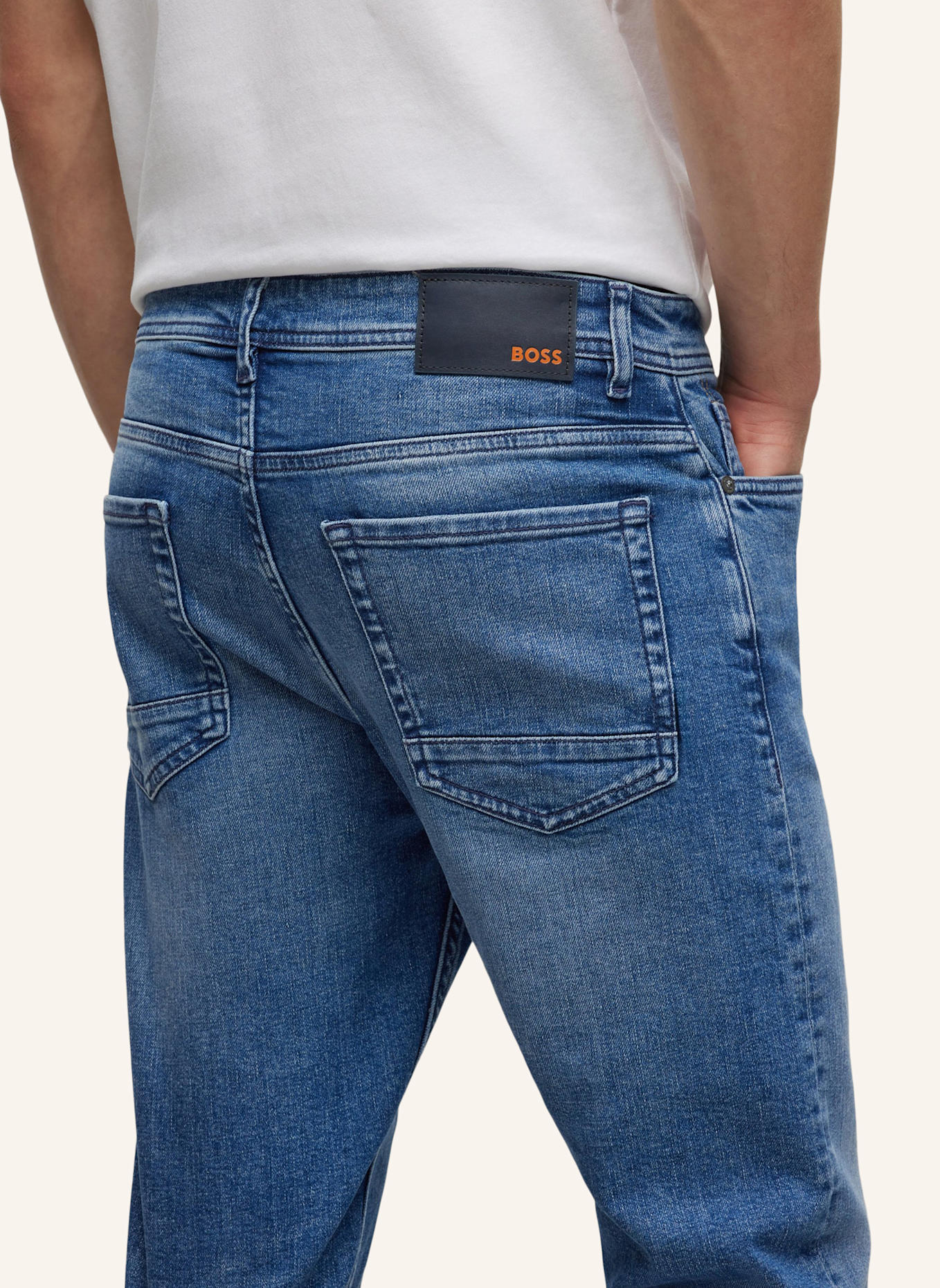 BOSS Jeans TABER BC-C Tapered Fit, Farbe: BLAU (Bild 4)