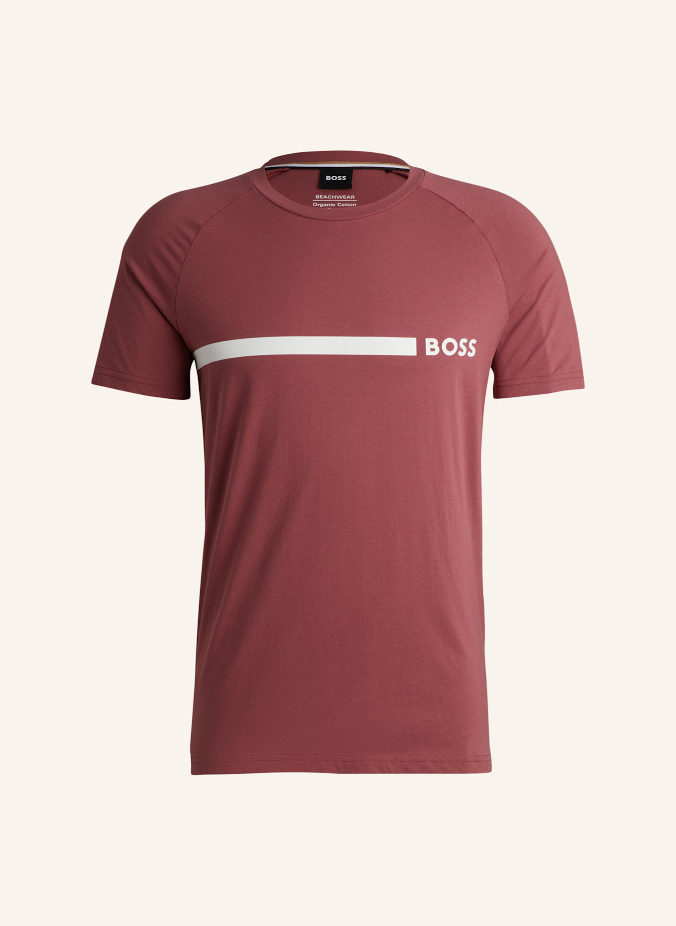 BOSS Strand-Oberteil T-SHIRT RN SLIM FIT Slim Fit, Farbe: ROT (Bild 1)