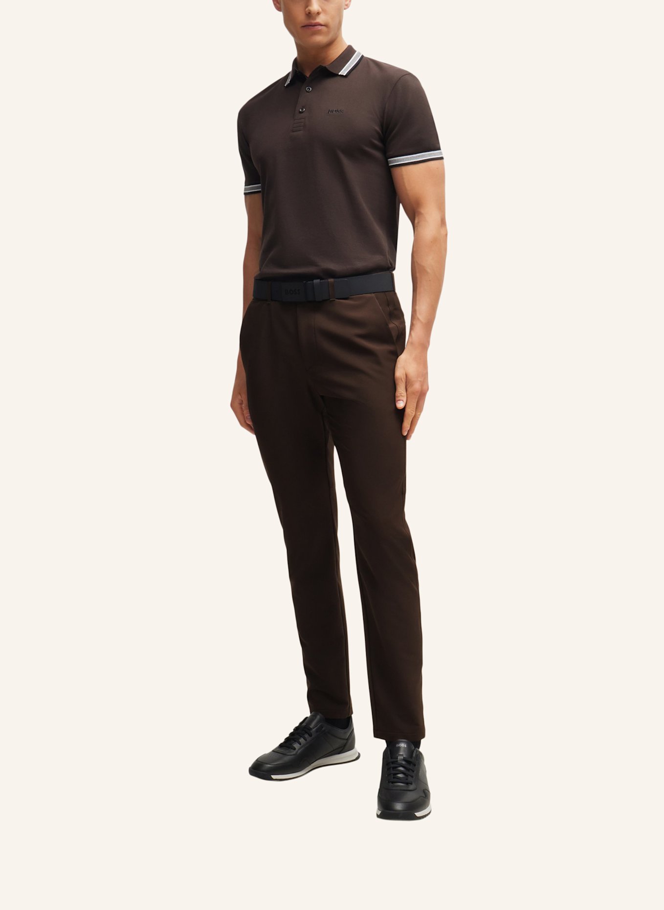 BOSS Casual Hose T_COMMUTER-SLIM Slim Fit, Farbe: BRAUN (Bild 6)