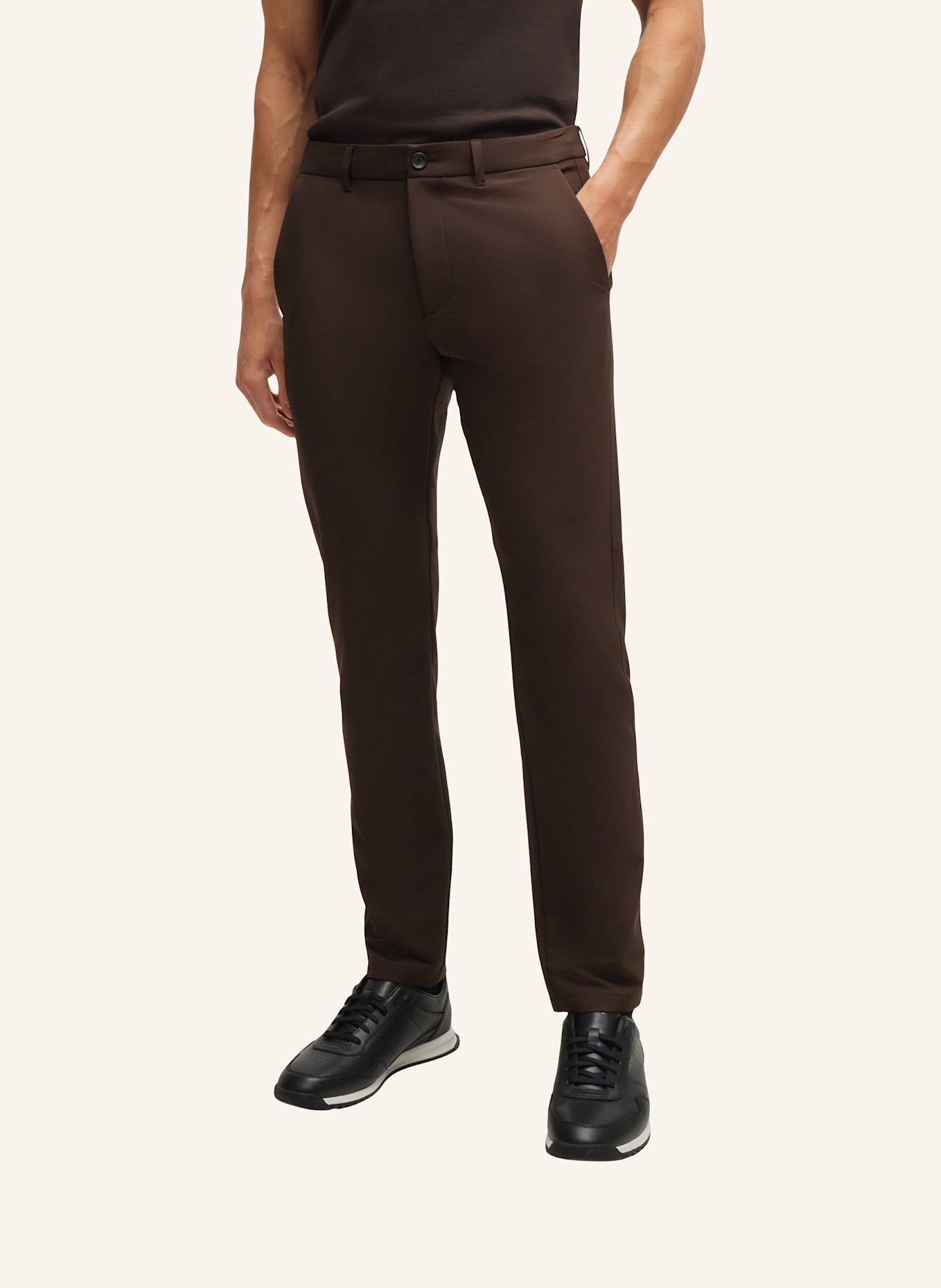 BOSS Casual Hose T_COMMUTER-SLIM Slim Fit, Farbe: BRAUN (Bild 5)