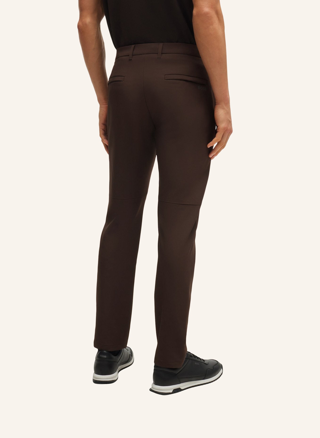 BOSS Casual Hose T_COMMUTER-SLIM Slim Fit, Farbe: BRAUN (Bild 3)