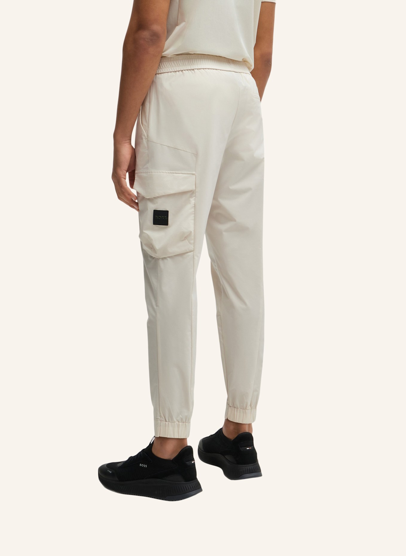 BOSS Casual Hose T_URBANEX-CARGOLIGHT Tapered Fit, Farbe: WEISS (Bild 3)