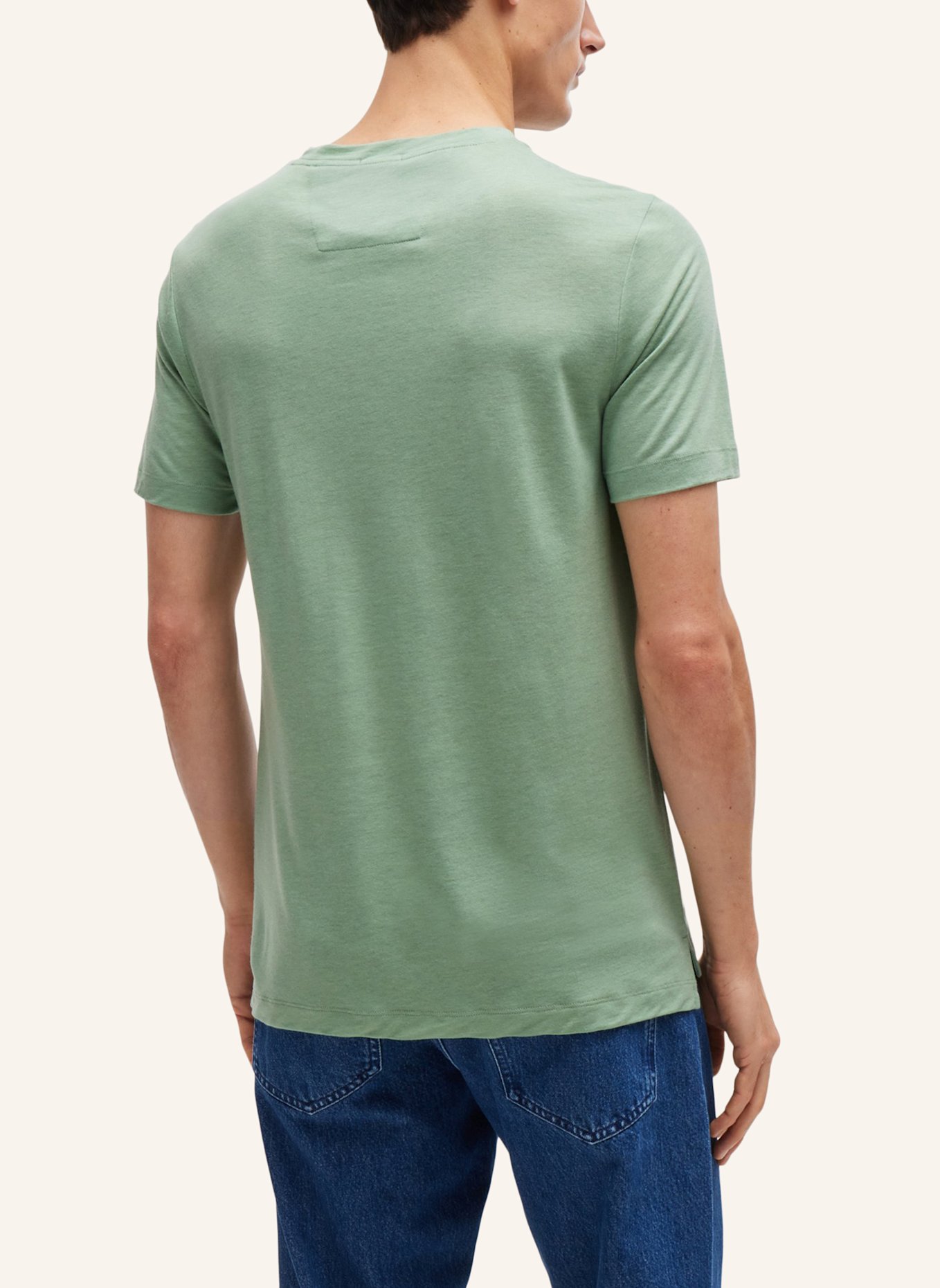 BOSS T-Shirt P-TESSLER 62 Slim Fit, Farbe: GRÜN (Bild 2)