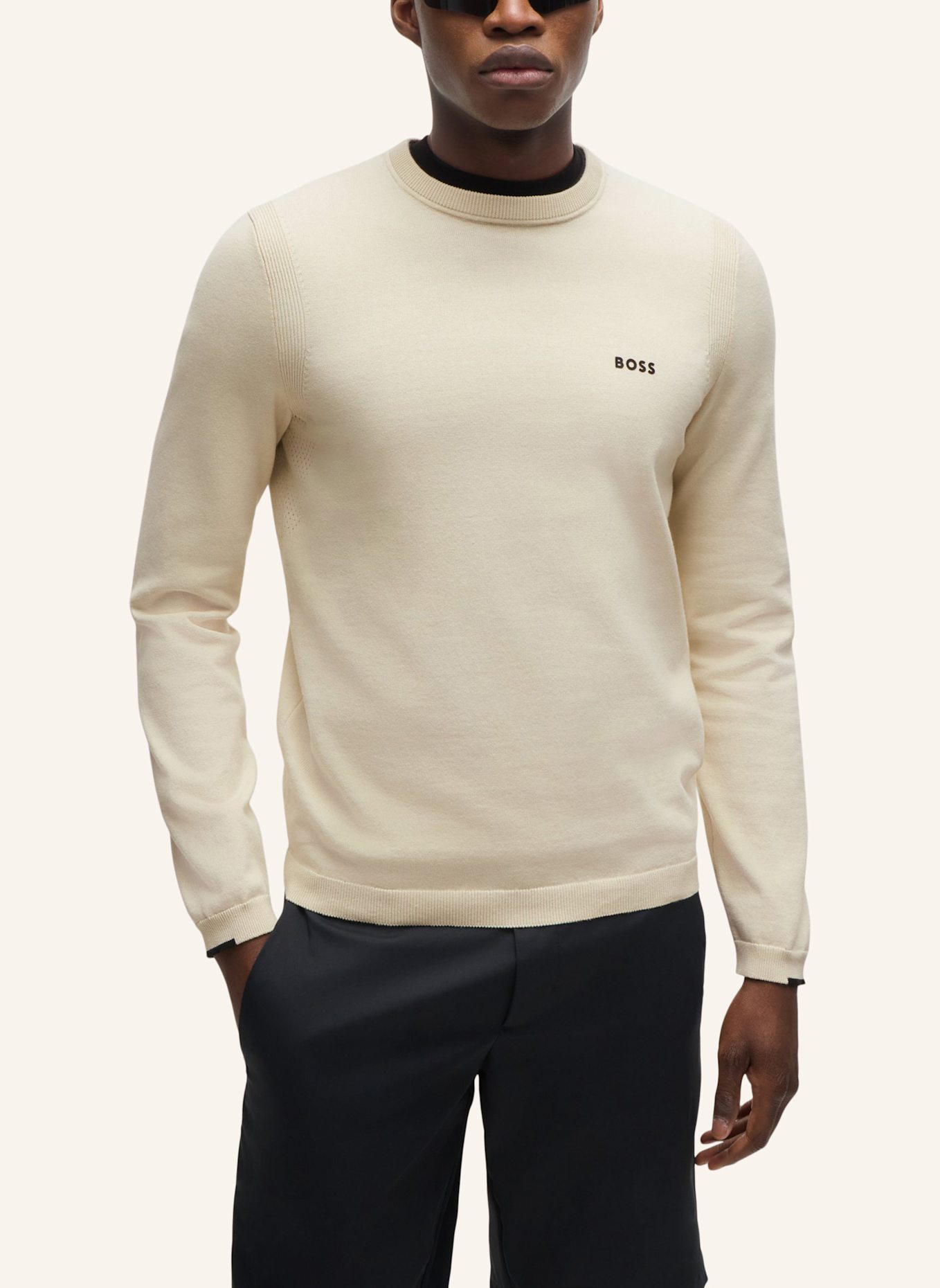 BOSS Pullover EVER-X_CN Regular Fit, Farbe: WEISS (Bild 4)