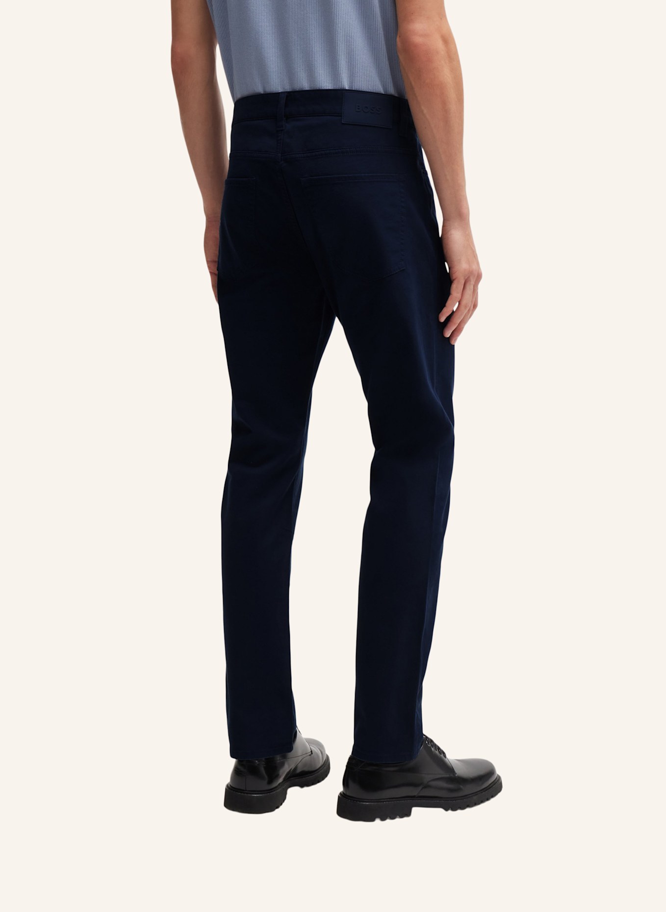 BOSS Casual Hose H-DELAWARE3-1-20 Slim Fit, Farbe: DUNKELBLAU (Bild 3)