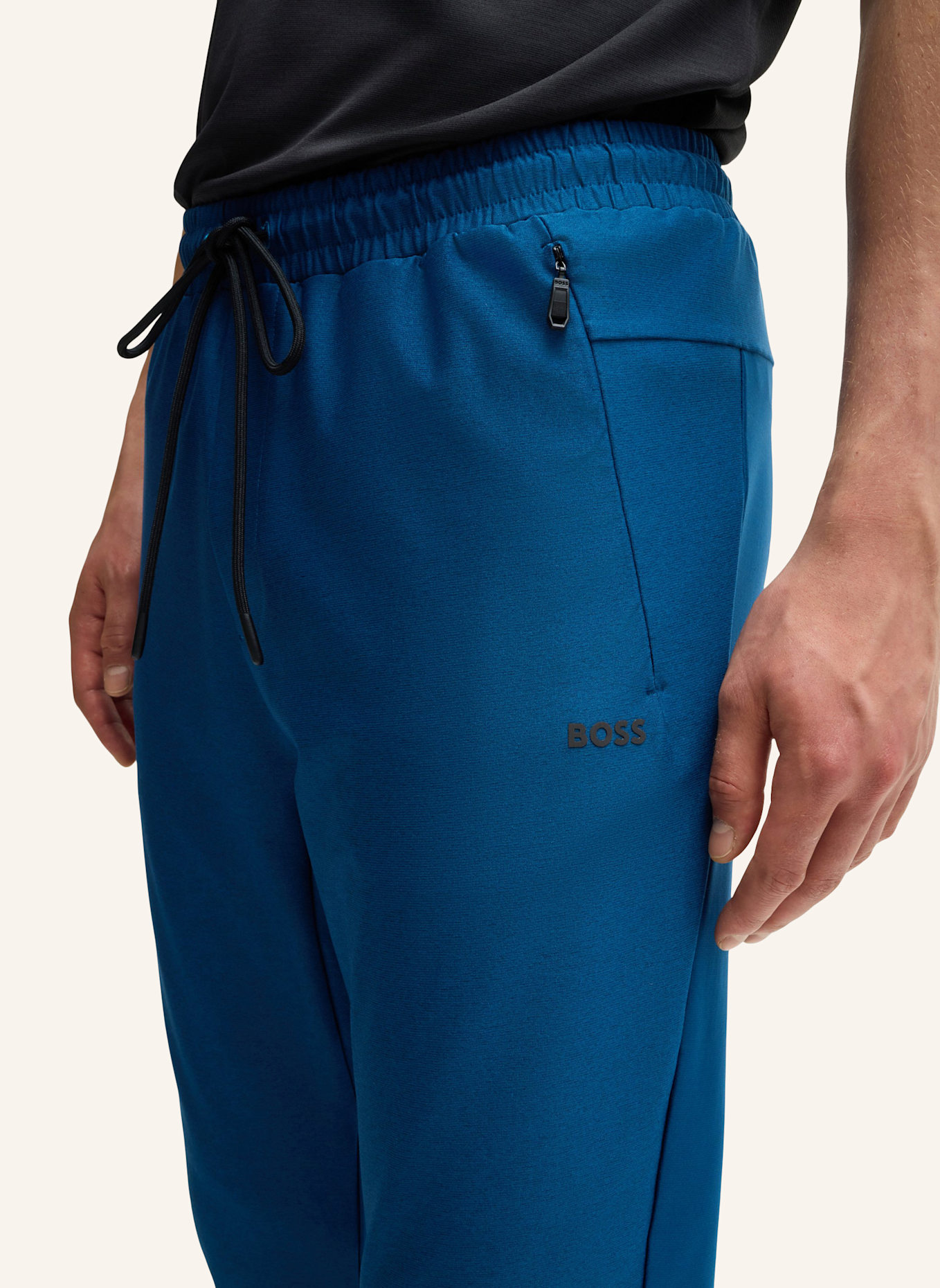 BOSS Casual Hose HICON ACTIVE 1 Regular Fit, Farbe: BLAU (Bild 4)