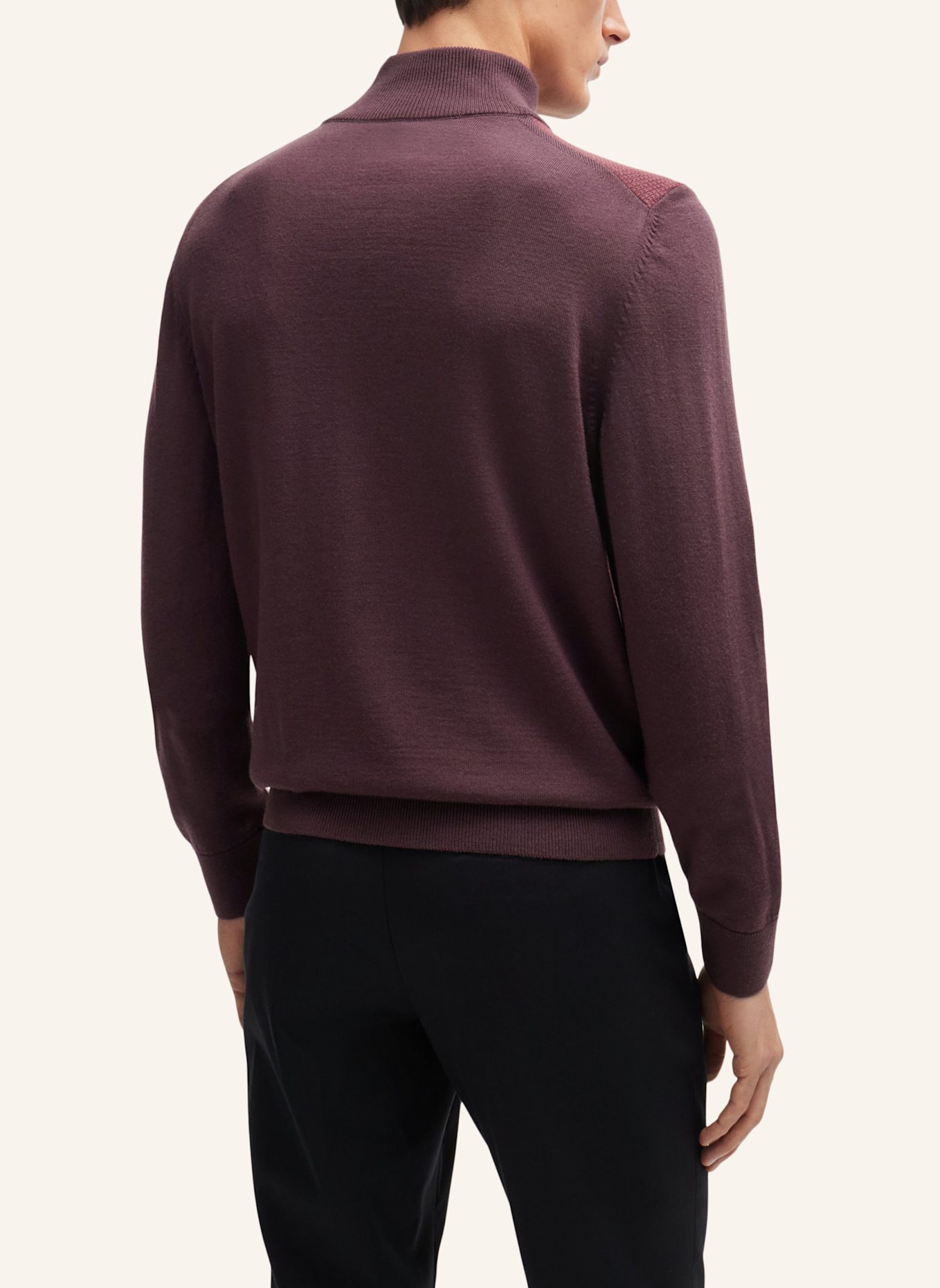 BOSS Pullover H-DAMBINO Regular Fit, Farbe: ROT (Bild 2)