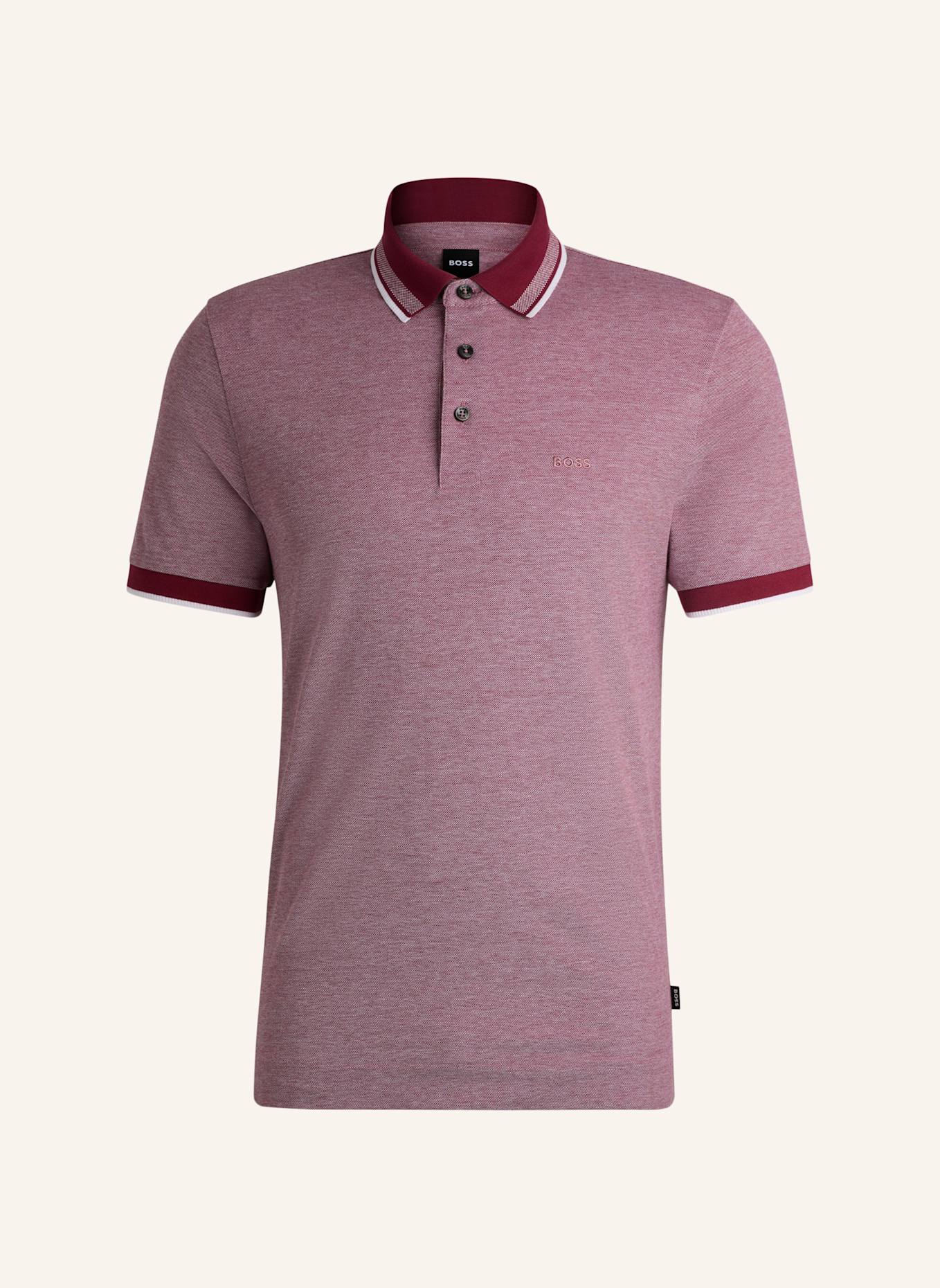 BOSS Poloshirt H-PROUT 141 Regular Fit, Farbe: DUNKELROT (Bild 1)