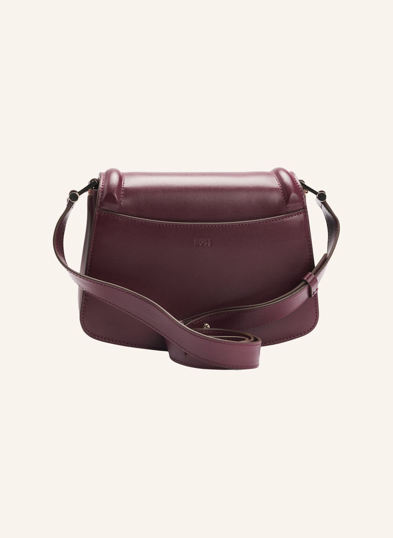 BOSS Crossbody-Tasche ARIELL SADDLE N., Farbe: DUNKELROT (Bild 4)