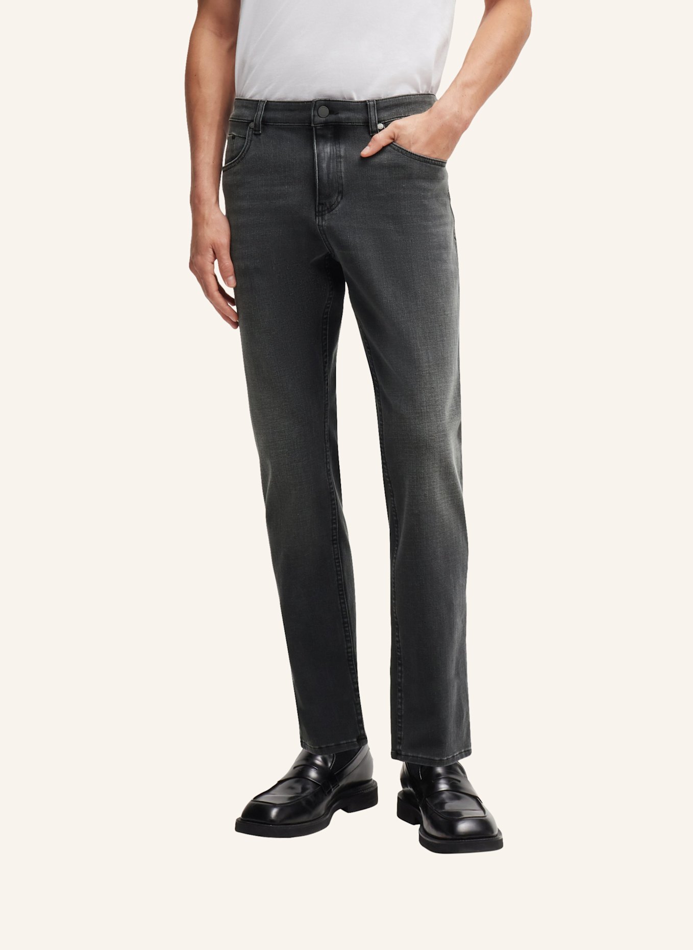 BOSS Jeans P-DELAWARE Slim Fit, Farbe: DUNKELGRAU (Bild 5)