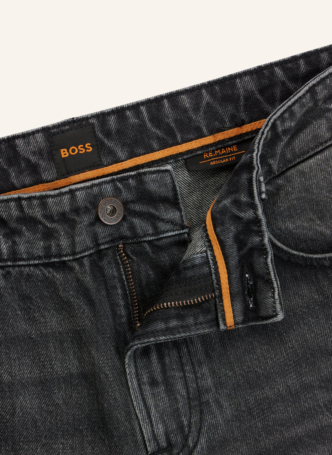 BOSS Jeans RE.MAINE BO Regular Fit, Farbe: DUNKELGRAU (Bild 2)