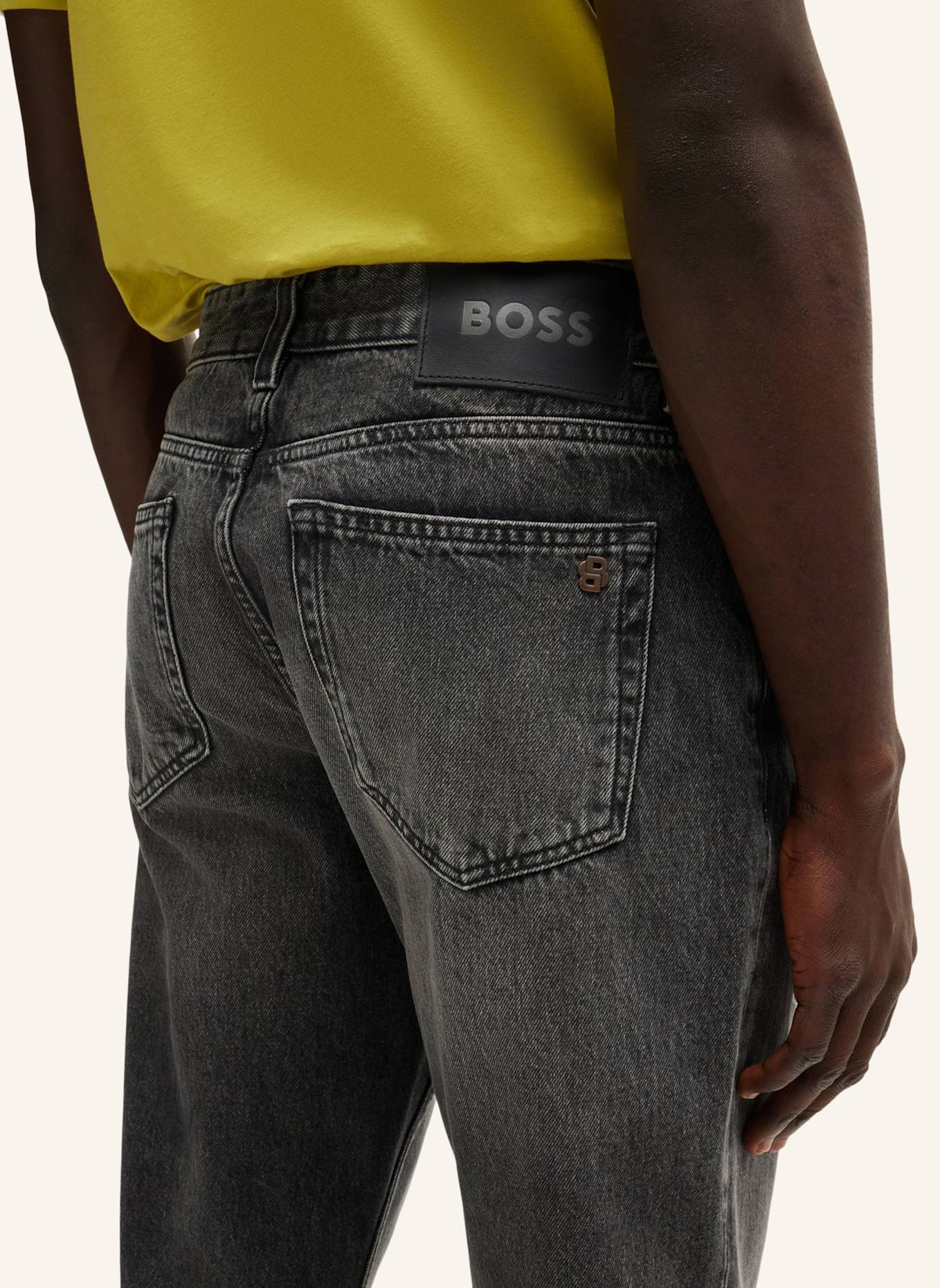 BOSS Jeans RE.MAINE BO Regular Fit, Farbe: DUNKELGRAU (Bild 4)