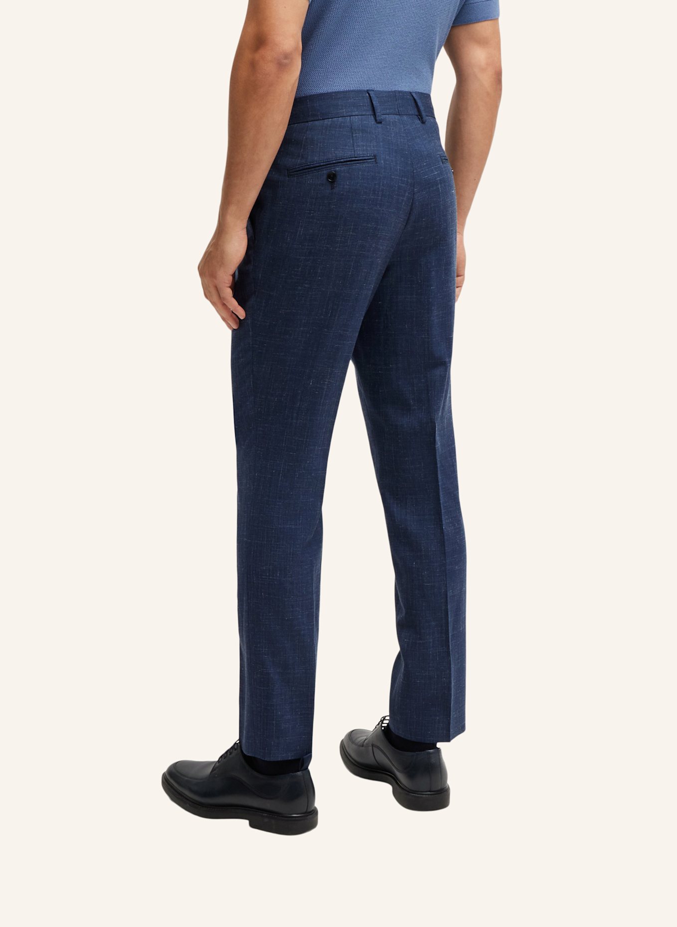 BOSS Business Hose H-GENIUS-243 Slim Fit, Farbe: DUNKELBLAU (Bild 3)