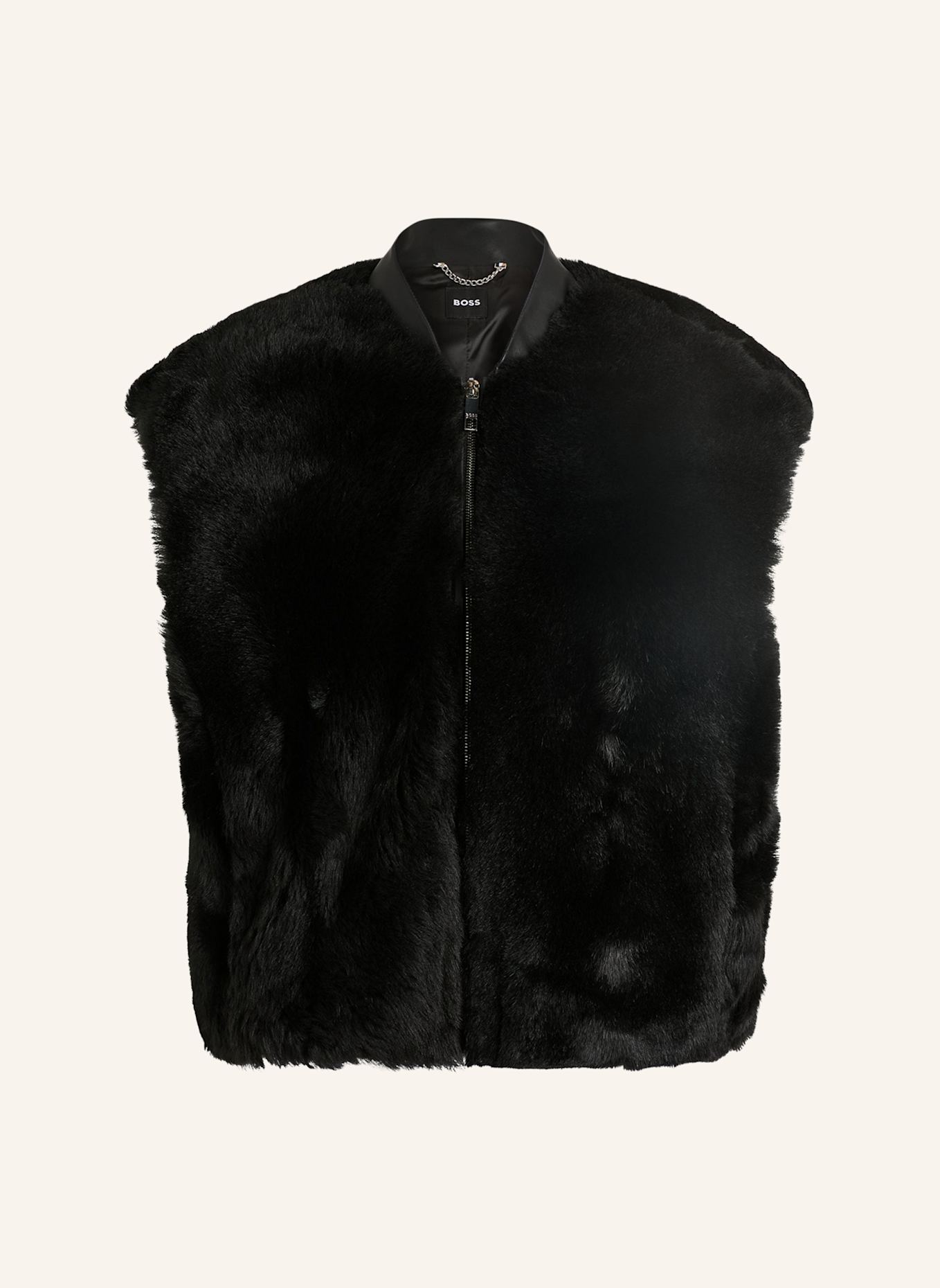 BOSS Lederjacke SAPANS, Farbe: SCHWARZ (Bild 1)